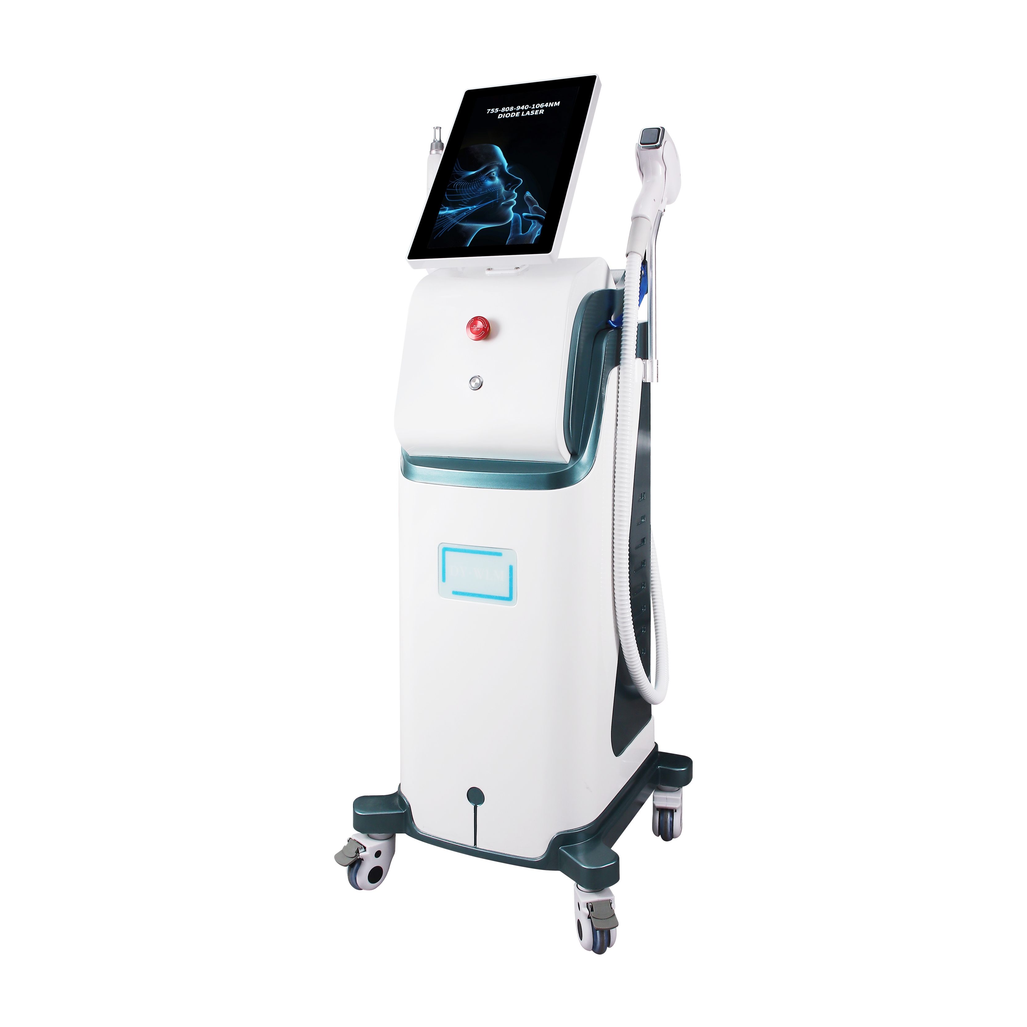 Vertical 2 in 1 Diode Laser Hair Removal & YAG Tattoo Removal Machine Professional Beauty Device