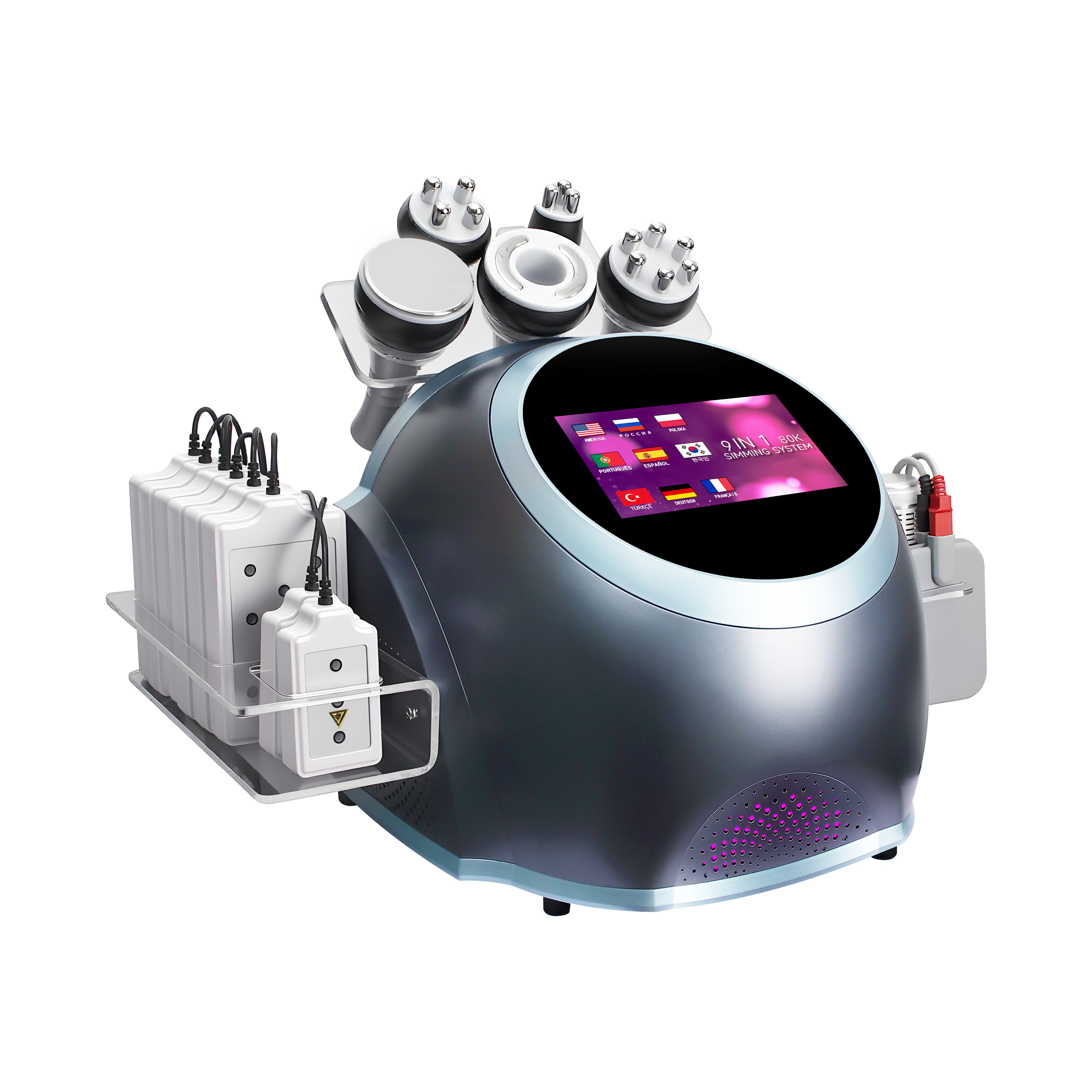 9-in-1 Body Contouring Machine RF Cavitation Vacuum Slimming Device