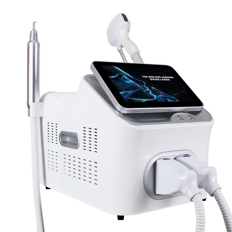 Triple Wavelength Diode Laser Hair Removal Machine 755/808/1064nm Desktop Beauty Device