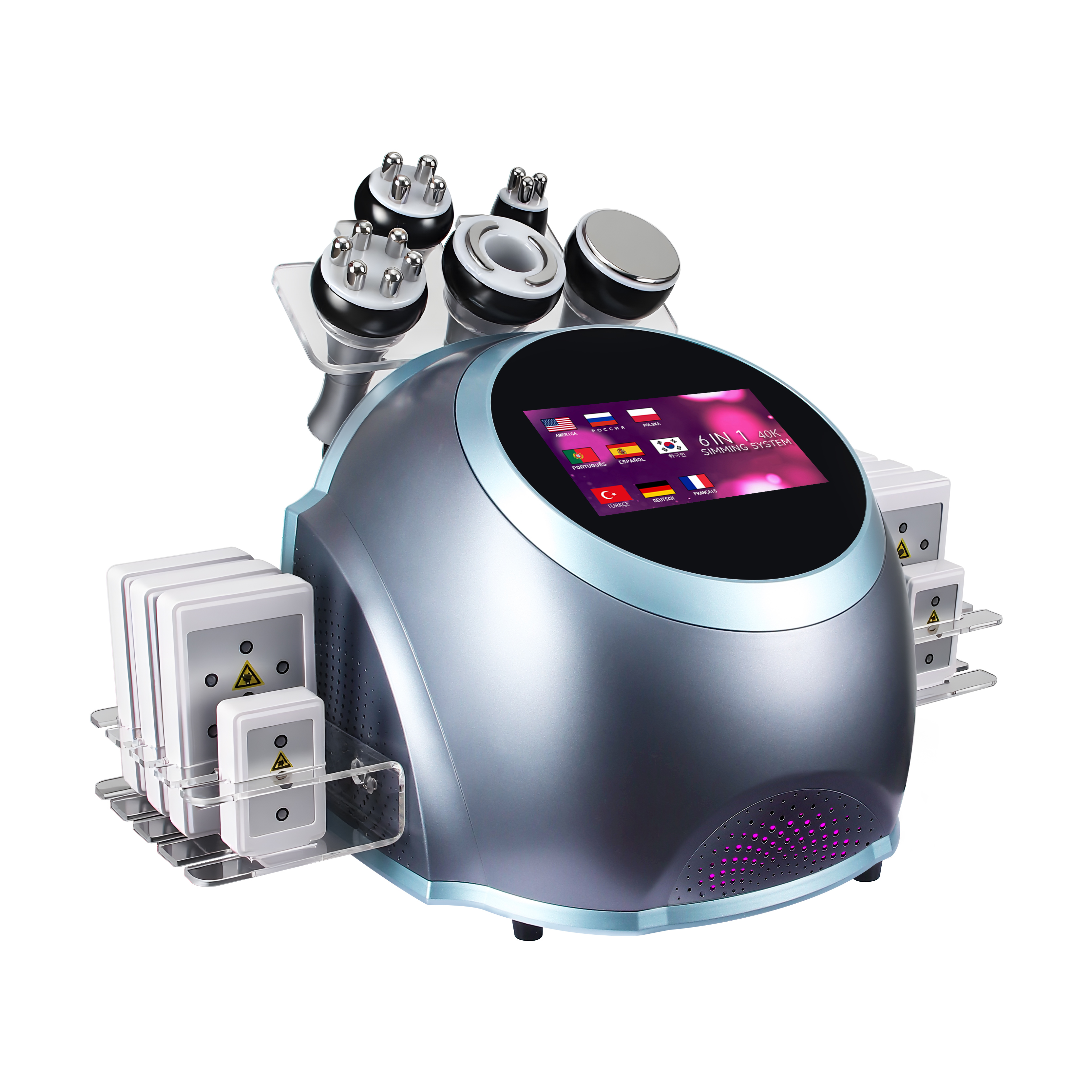6-in-1 Body Contouring Machine RF Cavitation Vacuum Slimming Device