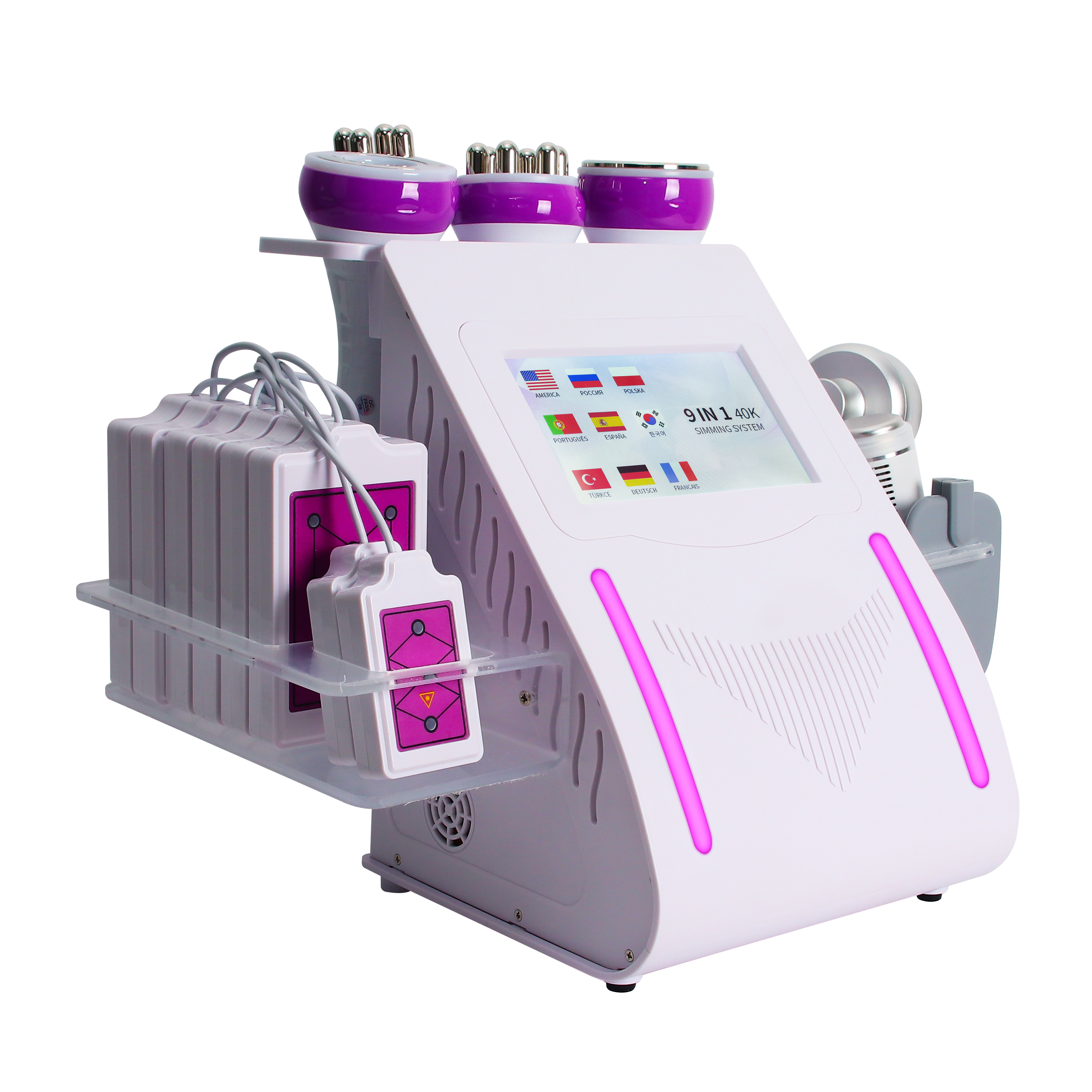 9-in-1 Body Contouring Machine Vacuum Slimming RF Cavitation Device