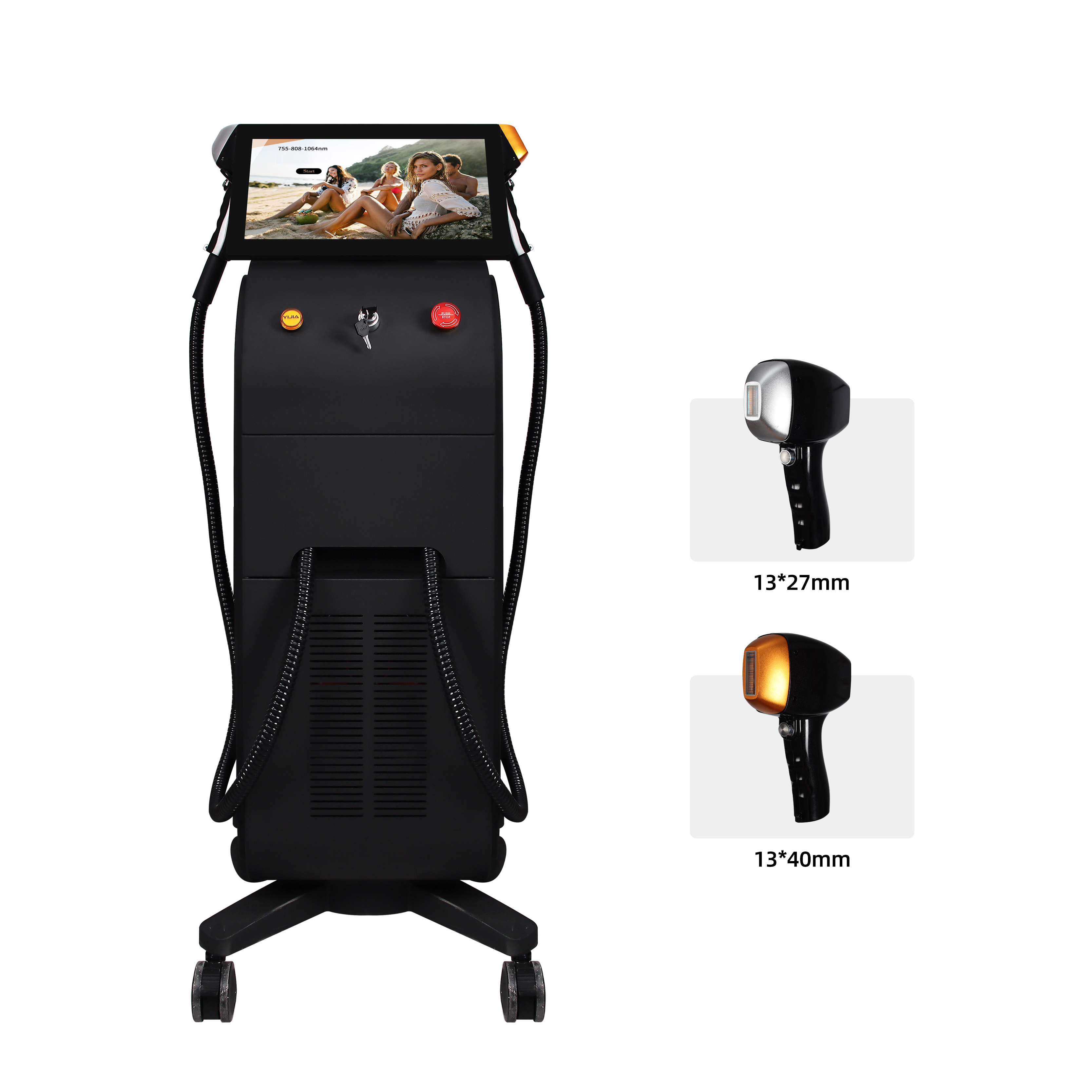 Vertical 2-in-1 Diode Laser Hair Removal Machine Professional Multi-Mode Beauty Equipment
