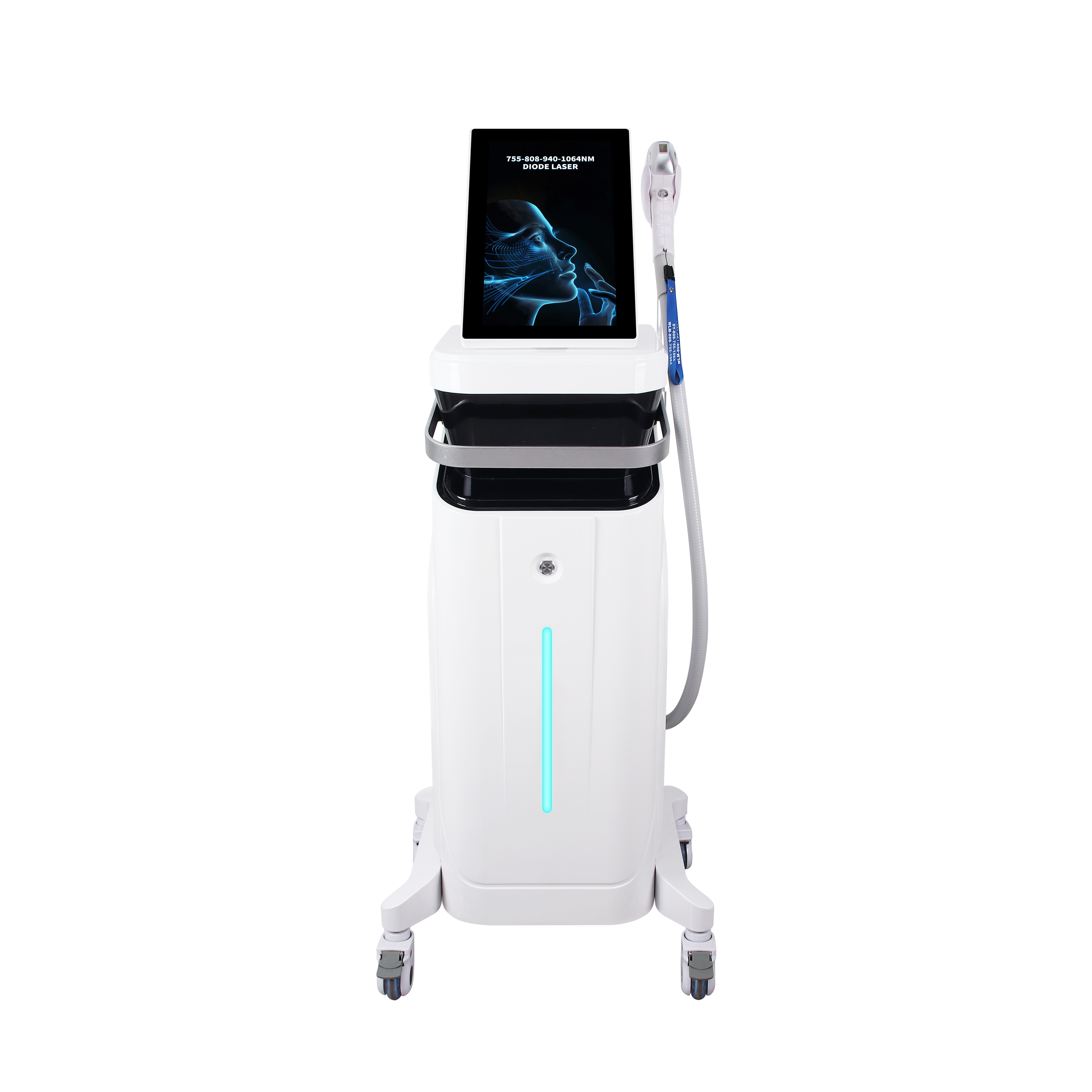 Professional 4 Spot Size Diode Laser Hair Removal Machine 755/808/940/1064nm Beauty Equipment