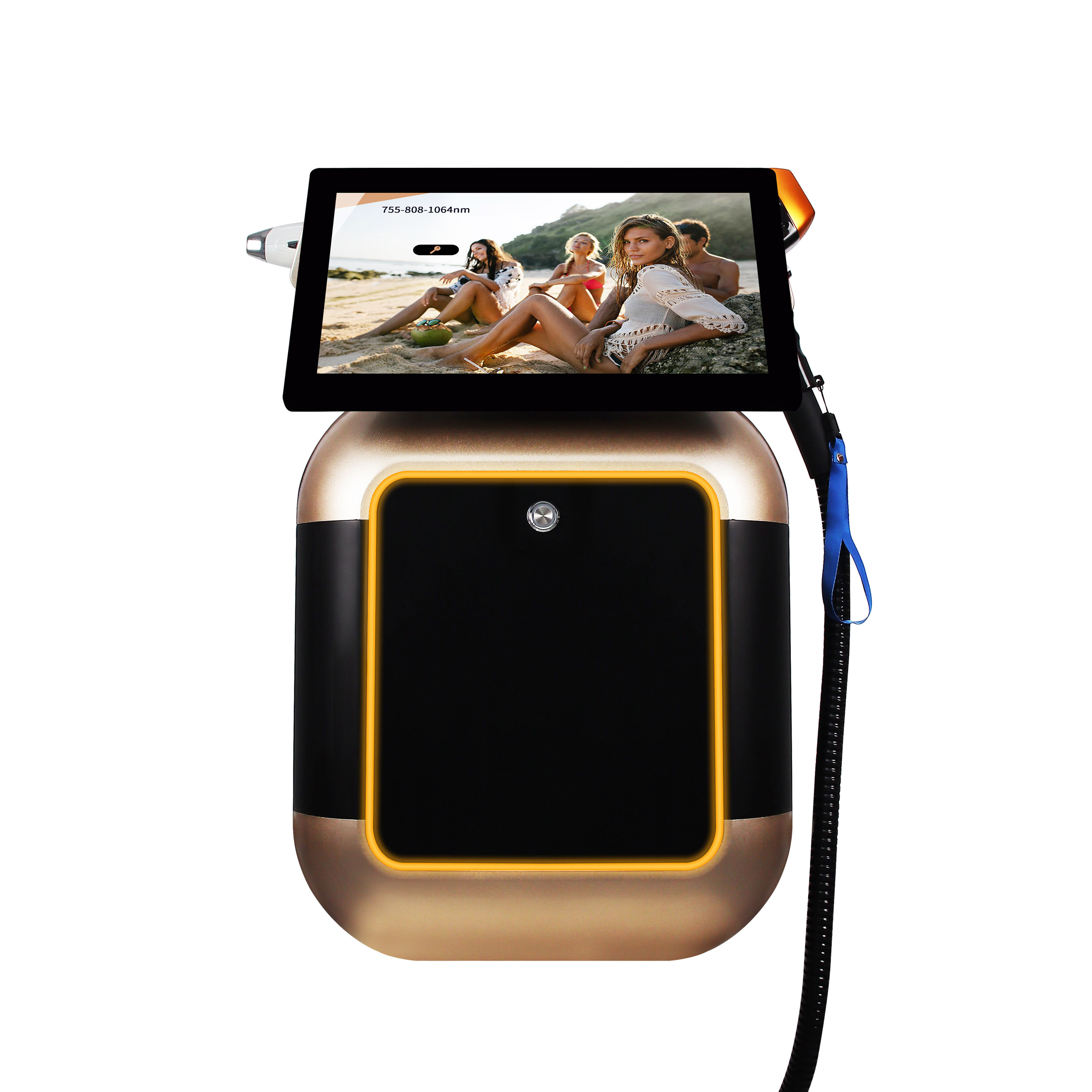 Triple Wavelength Diode Laser Hair Removal Machine with Display Professional Salon Equipment