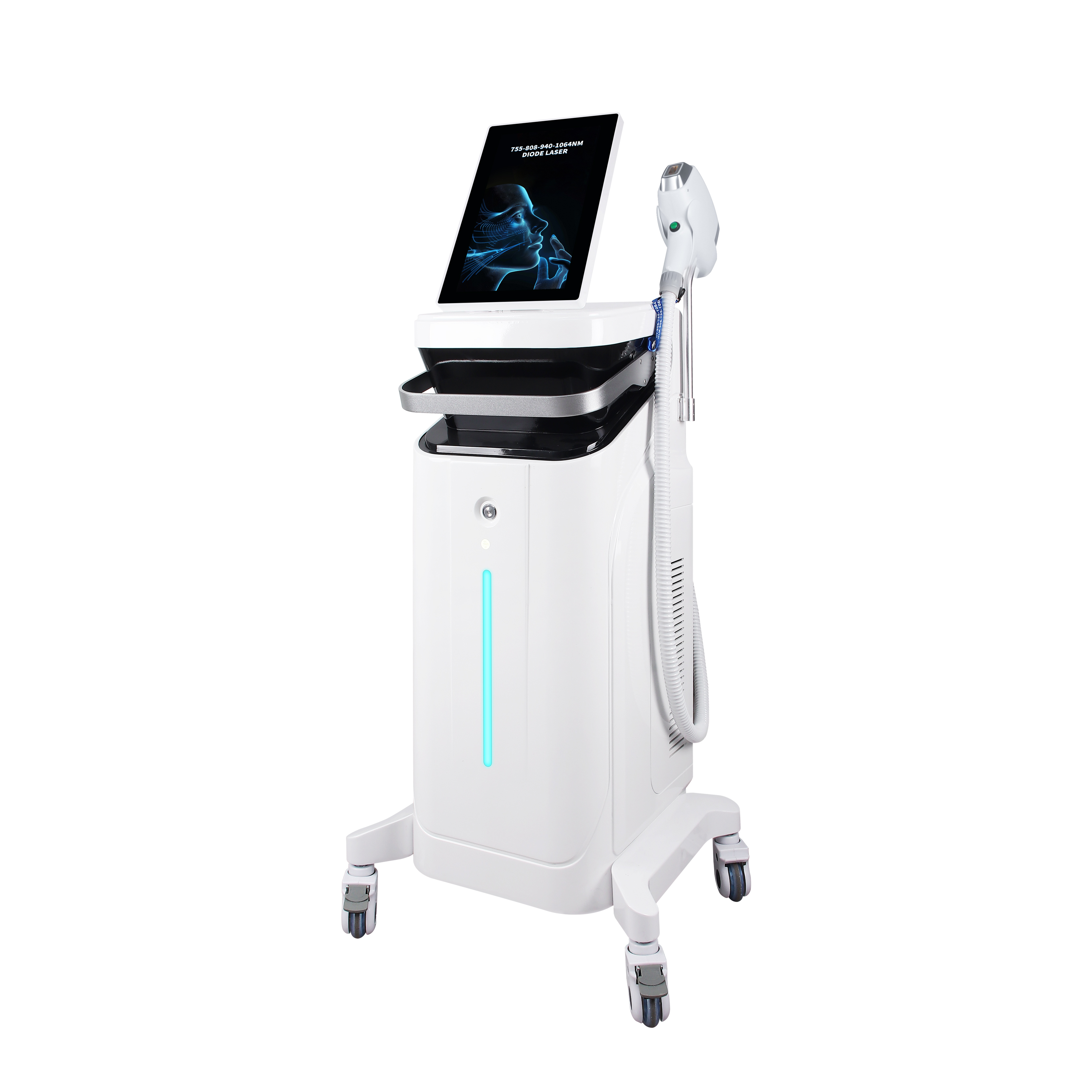 Four Wavelength Diode Laser Hair Removal Machine 755/808/940/1064nm Professional Ice Cooling System