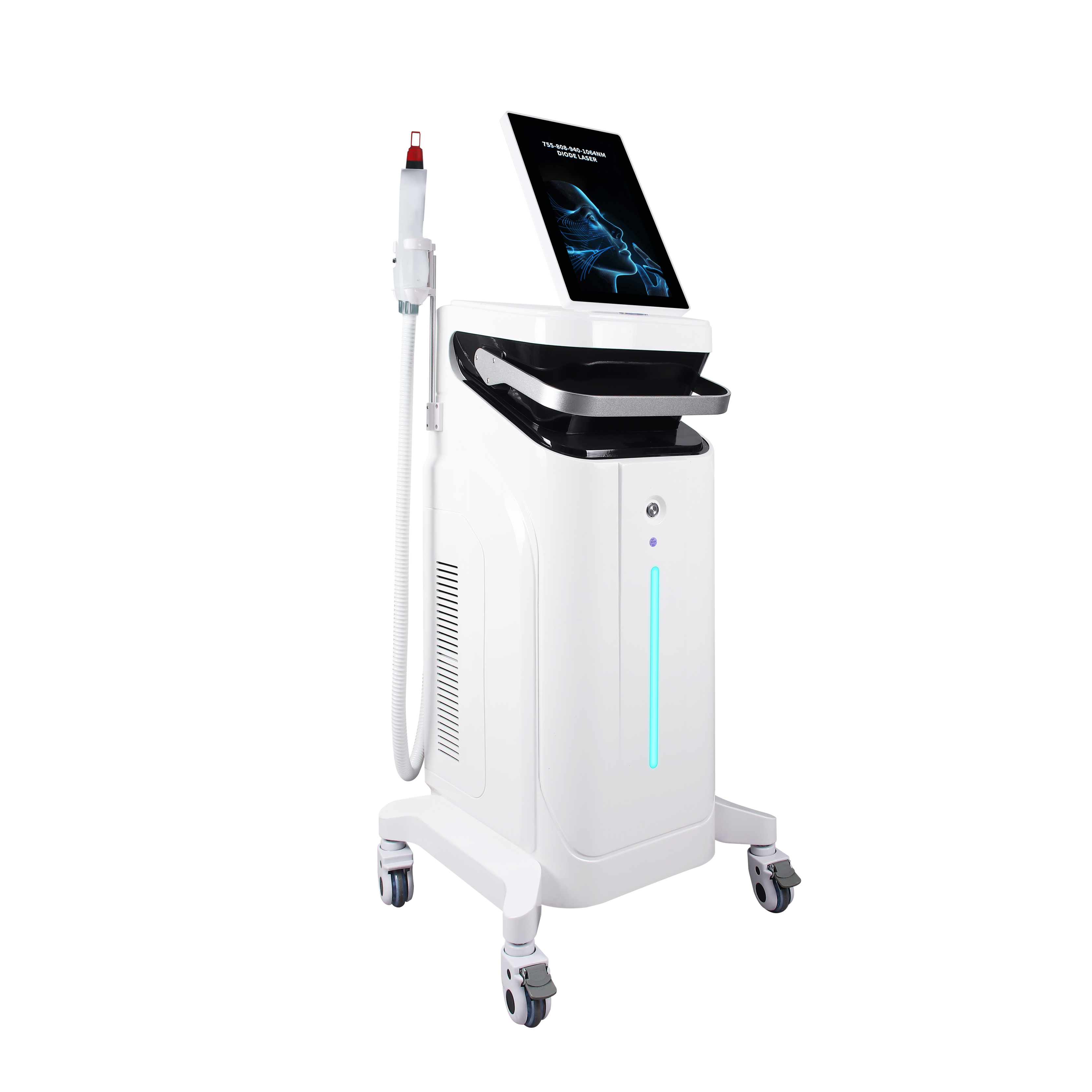Four Wavelength Diode Laser Hair Removal Machine 755/808/940/1064nm Professional Ice Cooling System