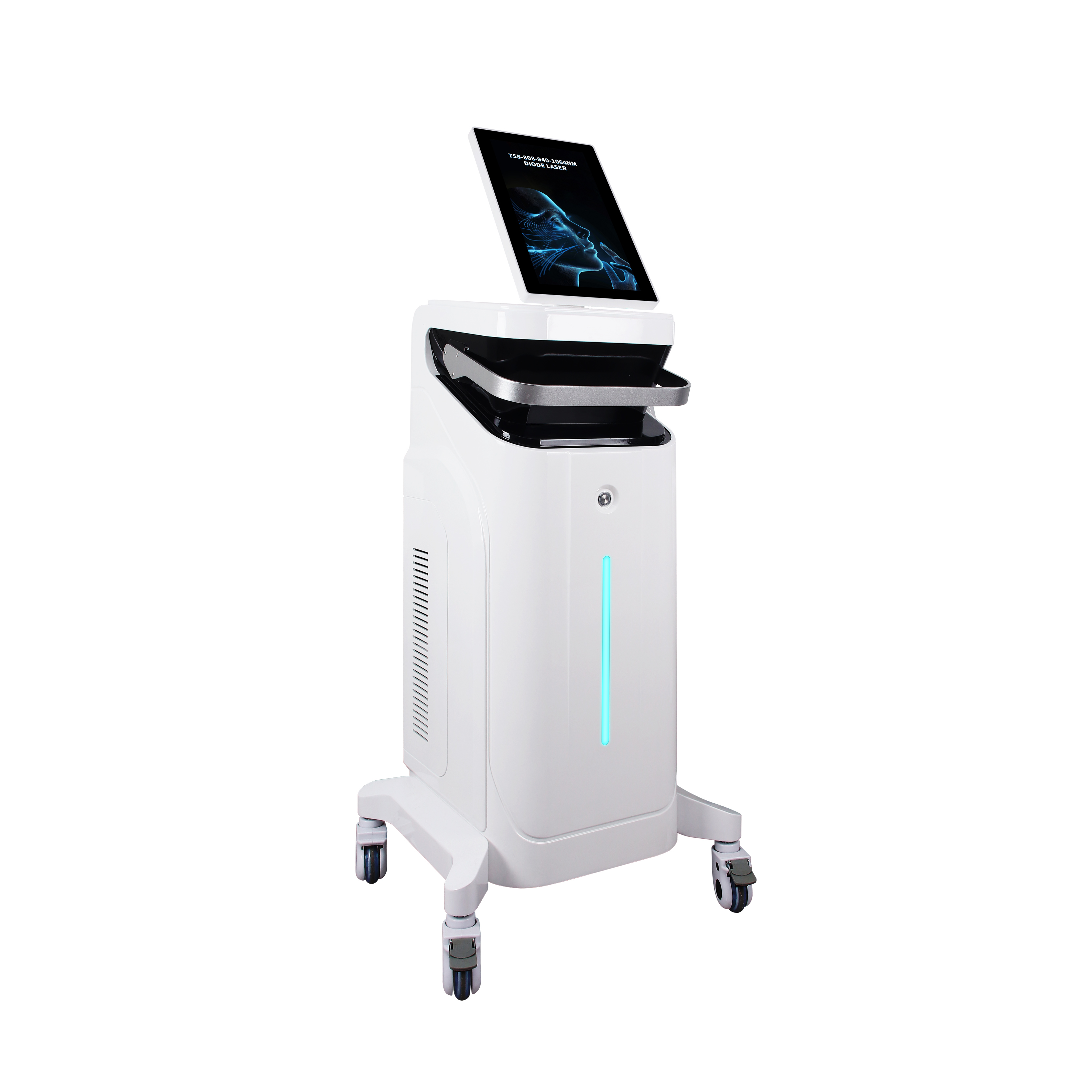 Professional 4 Spot Size Diode Laser Hair Removal Machine 755/808/940/1064nm Beauty Equipment