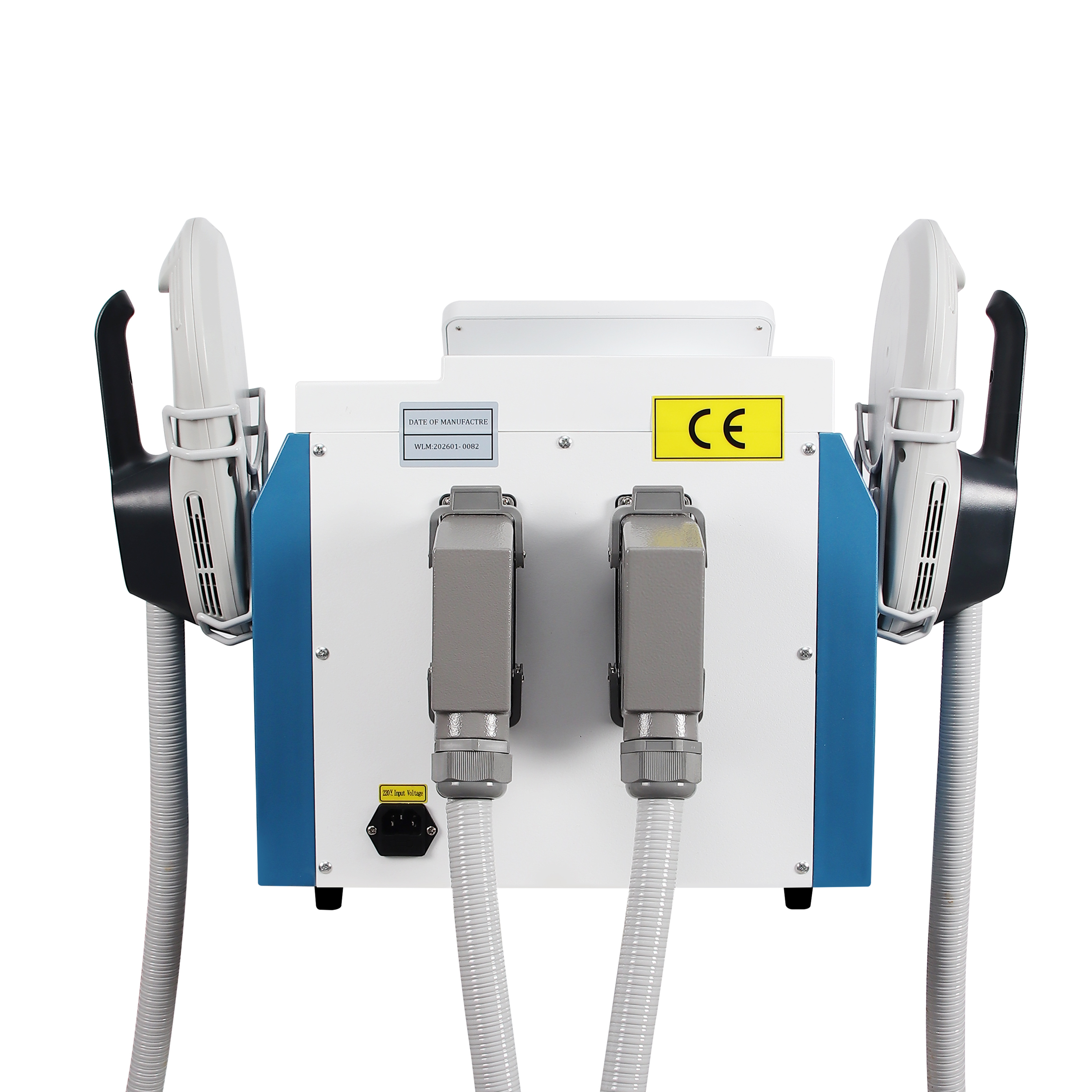 Dual Handle EMS Body Sculpting Machine Muscle Building Fat Burning Slimming Equipment