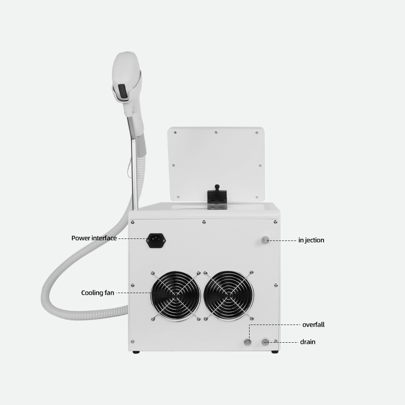 808nm Diode Laser Hair Removal Machine Compact Desktop Beauty Device
