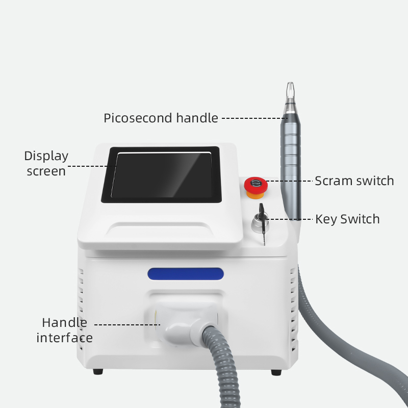 Picosecond Laser Machine 532 1064 1320nm Tattoo Removal Skin Rejuvenation Device