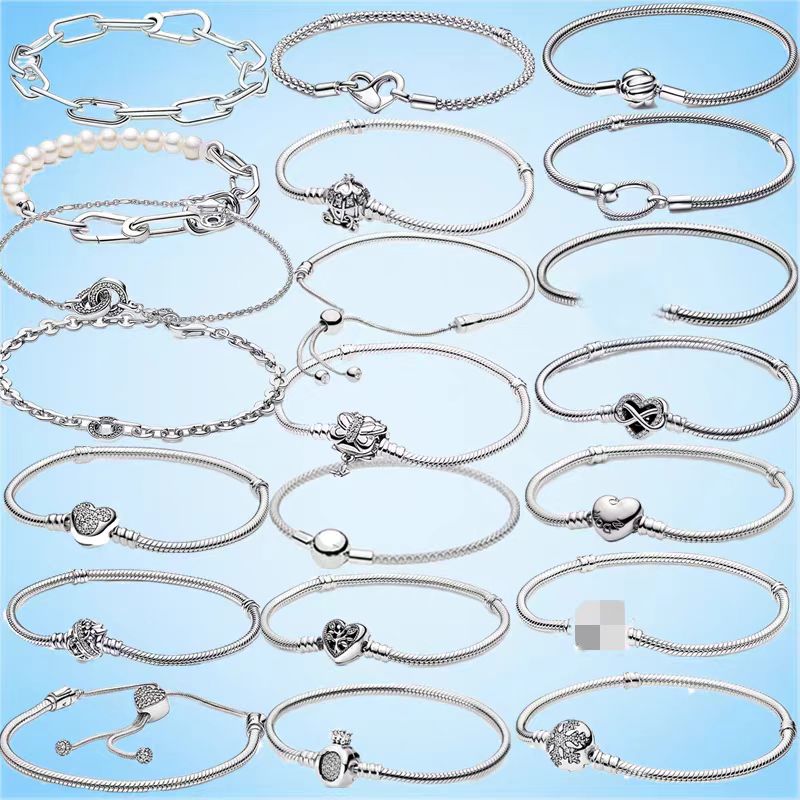 2025 New Thailand Factory Pendant Pulsera DIY Amulet Charms Original LOGO Bead Snake Bone Bracelets