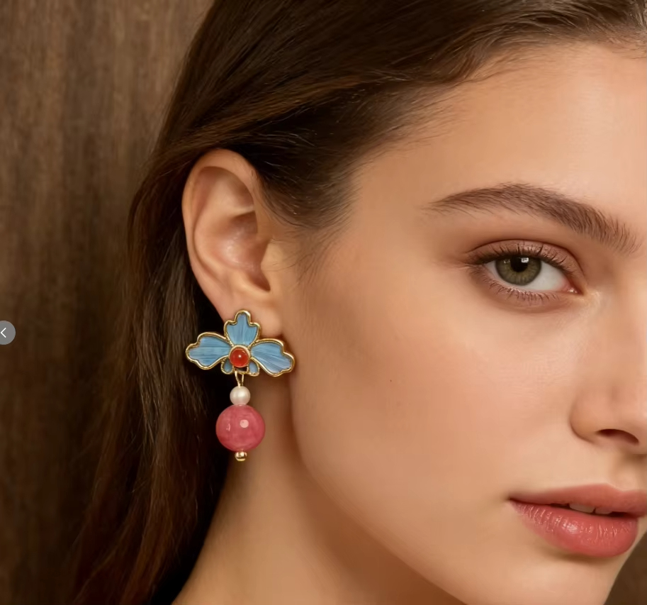 2026 Earrings Jewellery Pearl Colorful Earings Fashion Earrings for Women Summer Jewelry for Women Women Stud Earrings