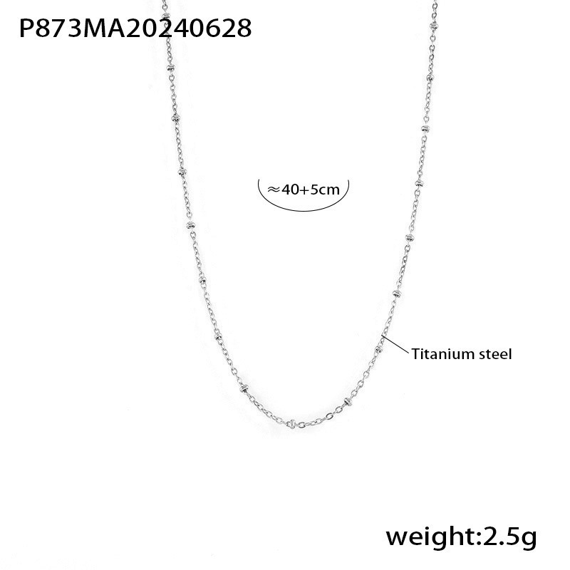 5A Zircon Safety Pin Stainless Steel Jewelry Sets Gold Necklace Bracelet Minimalist Elegant Waterproof Jewelry Sets