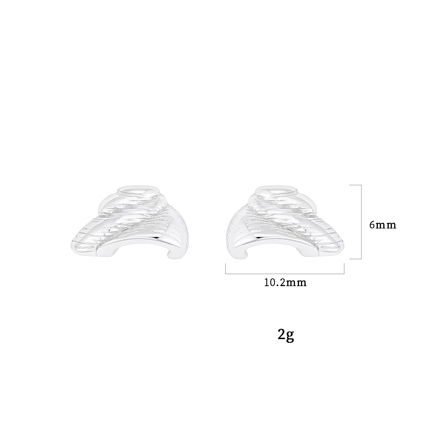 925 Sterling Silver Chunky Gold Stud Earrings for Women Hypoallergenic Earrings Statement Trendy Fashion