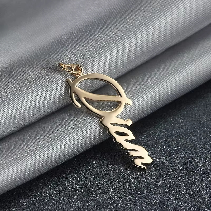 925 Sterling Silver DIY Letter Earrings European and American Style Personalized Customized Earrings Creative Gifts for Women