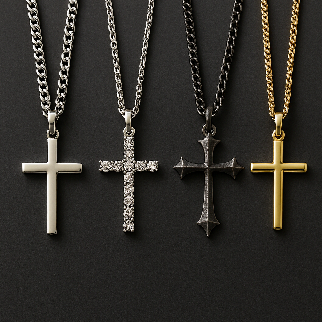 High-Quality Cross Necklace Set for Men and Women | Best Cross Jewelry