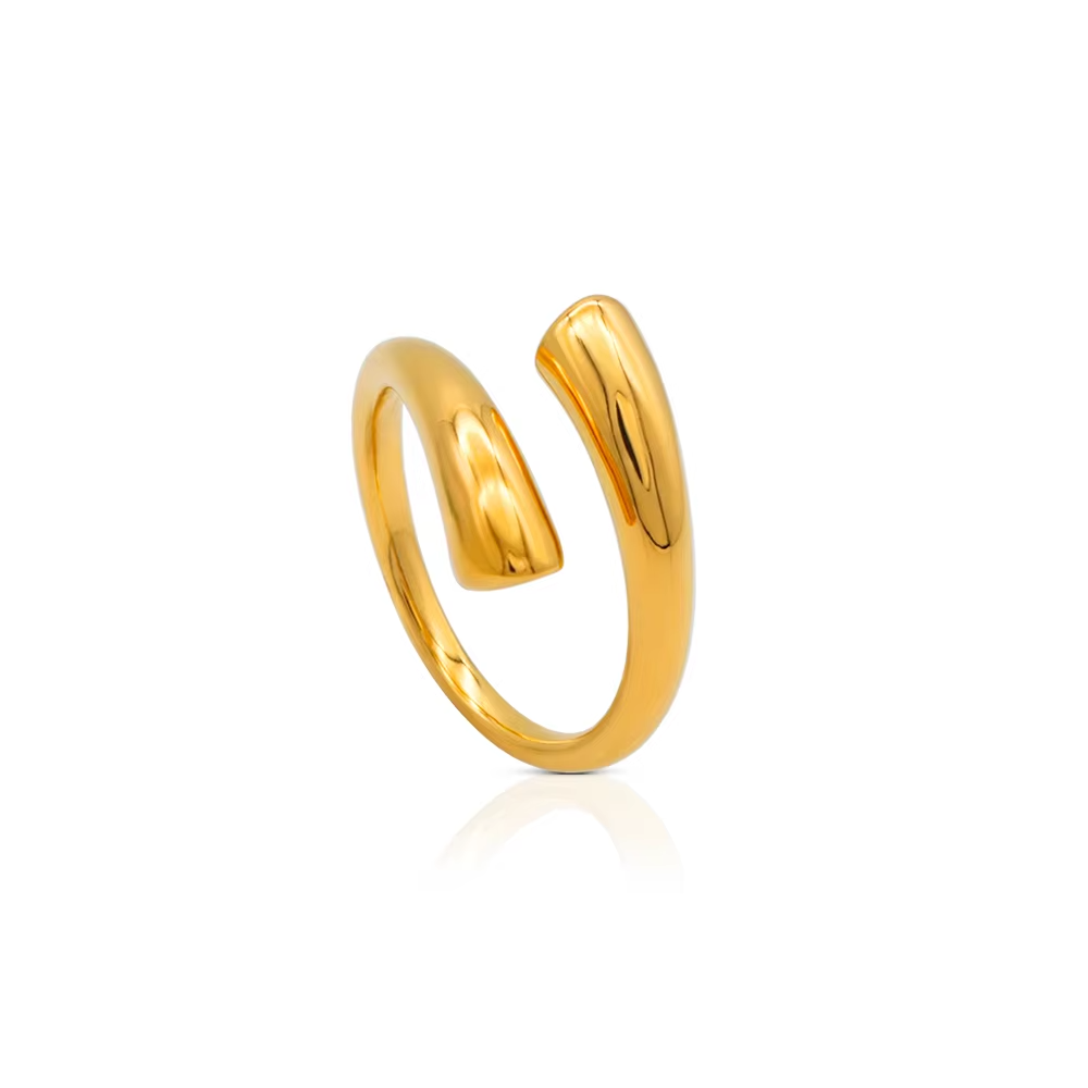 China Wholesale Adjustable Drop Ring – Minimalist 316L Stainless Steel Opening Design for Women or Men