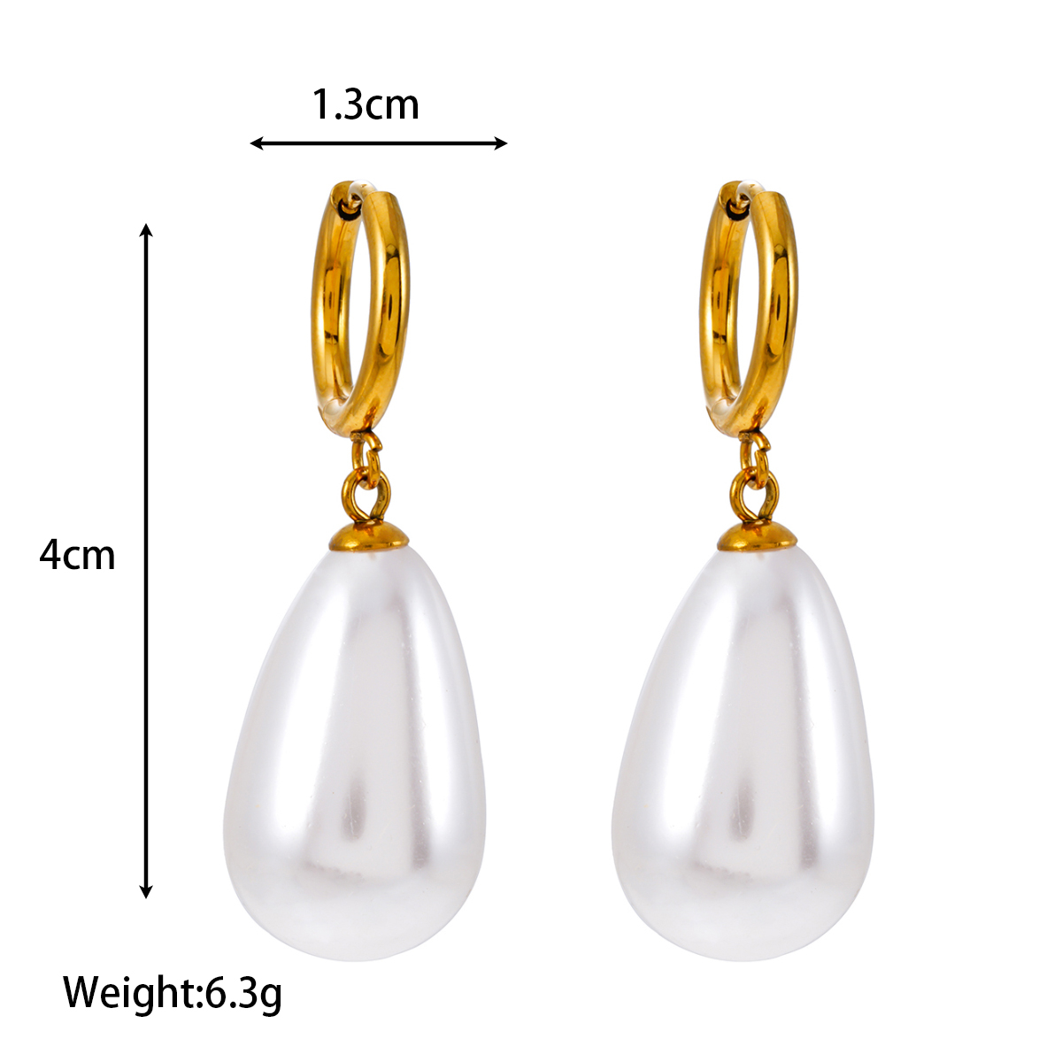 Classic Fashion temperament Drop Pearl earrings Personality design artistic earrings for women