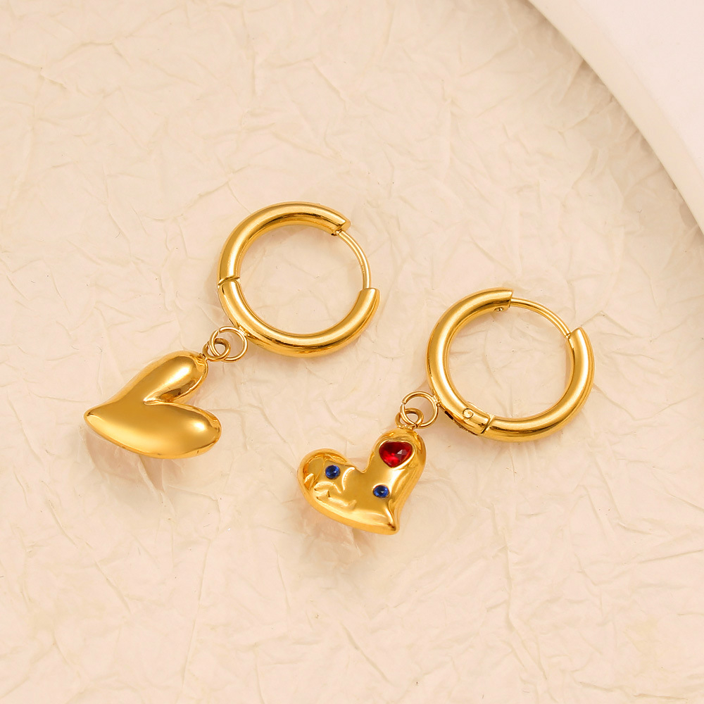 Custom 14K 18K Gold Plated Stainless Steel Women Butterfly Pearl Hoop Earrings Set Fashion Jewelry Clip on Stud Drop Earrings