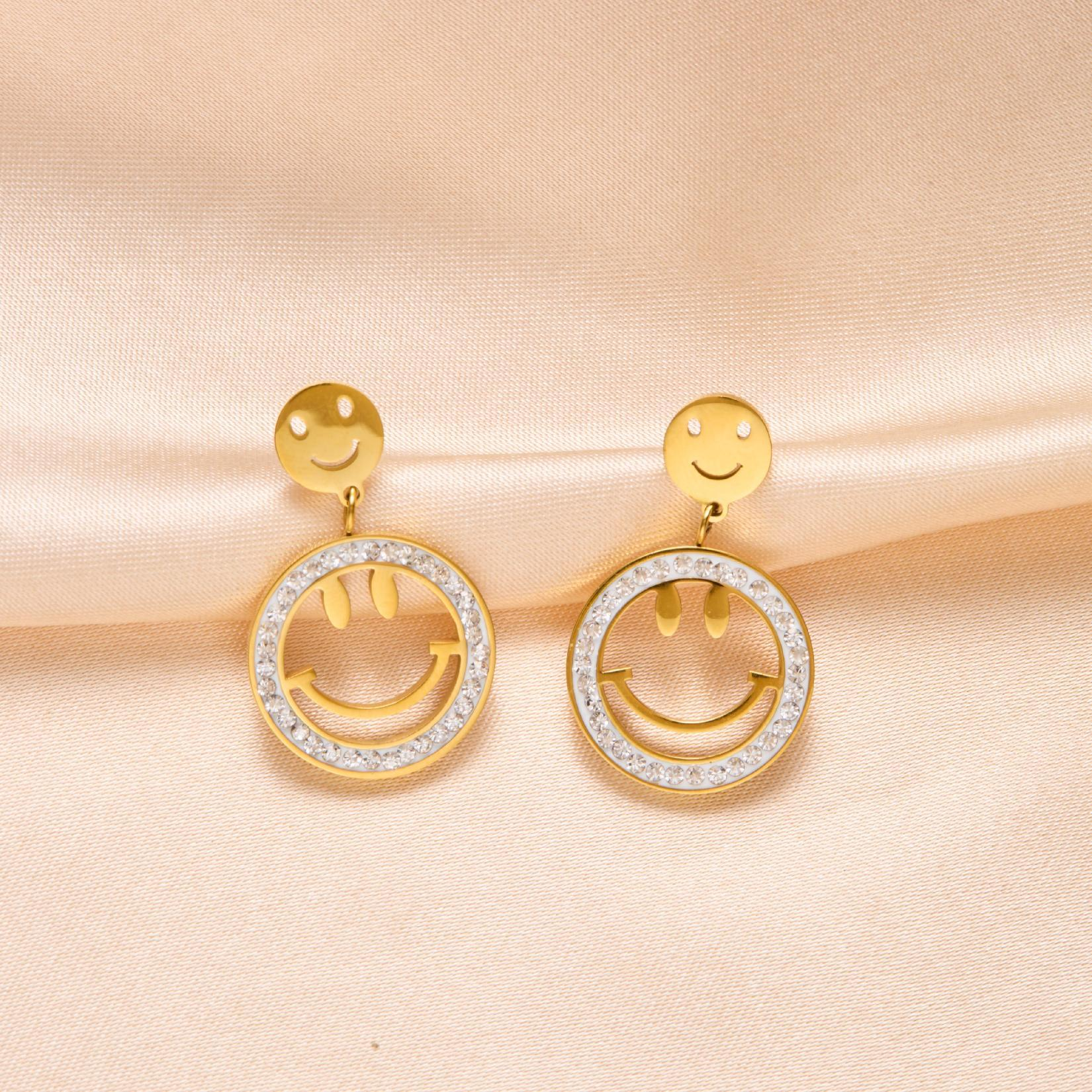 Cute Bunny Stud Earrings for Girls - Chinese Character Gold Rabbit Earrings, Minimalist Lucky Jewelry Gift for Teens and Women