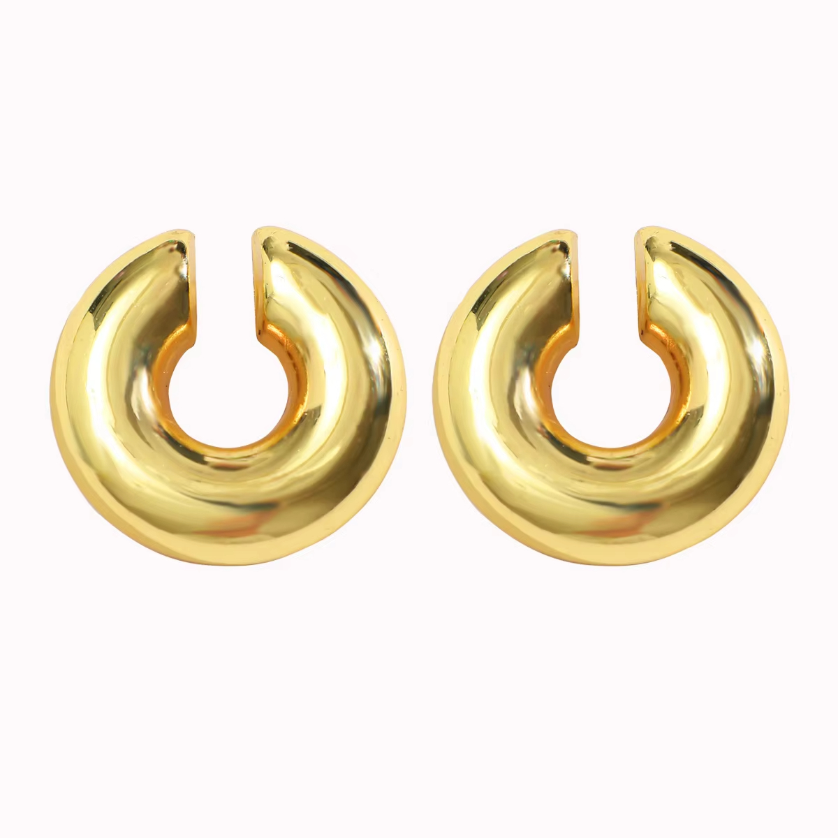 Fashion Earrings Women Luxury for Gold Hoop Earrings Lady Jewelry Wholesale