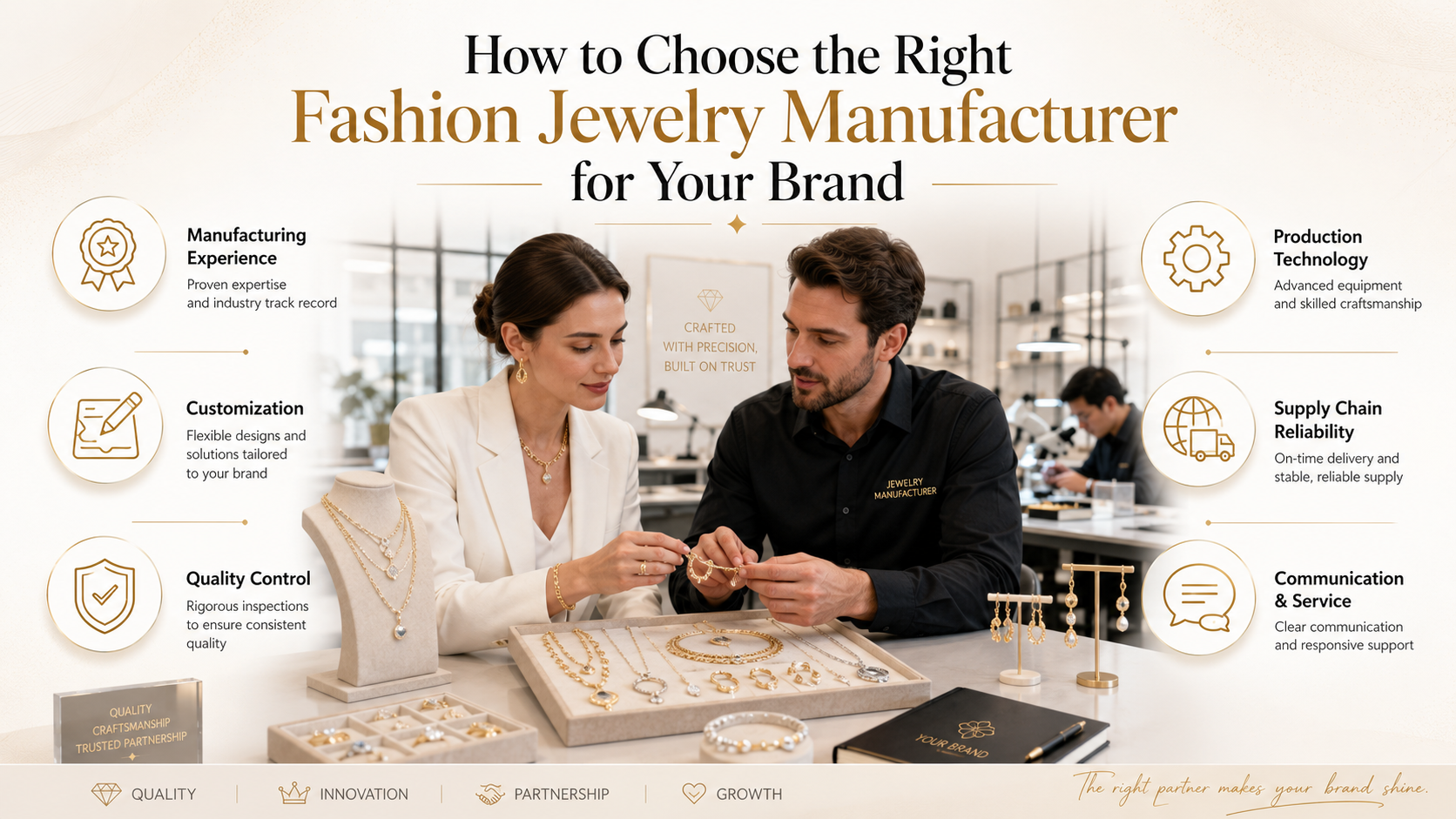 Fashion Jewelry Manufacturer Selection Guide for Growing Jewelry Brands