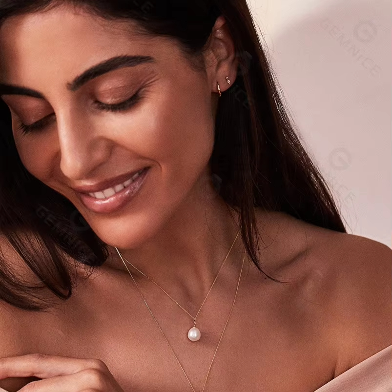 Gemnel Simplistic Modern Design 925 Sterling Silver Gold Wave Huggie Waterproof Fine Hoop Earrings