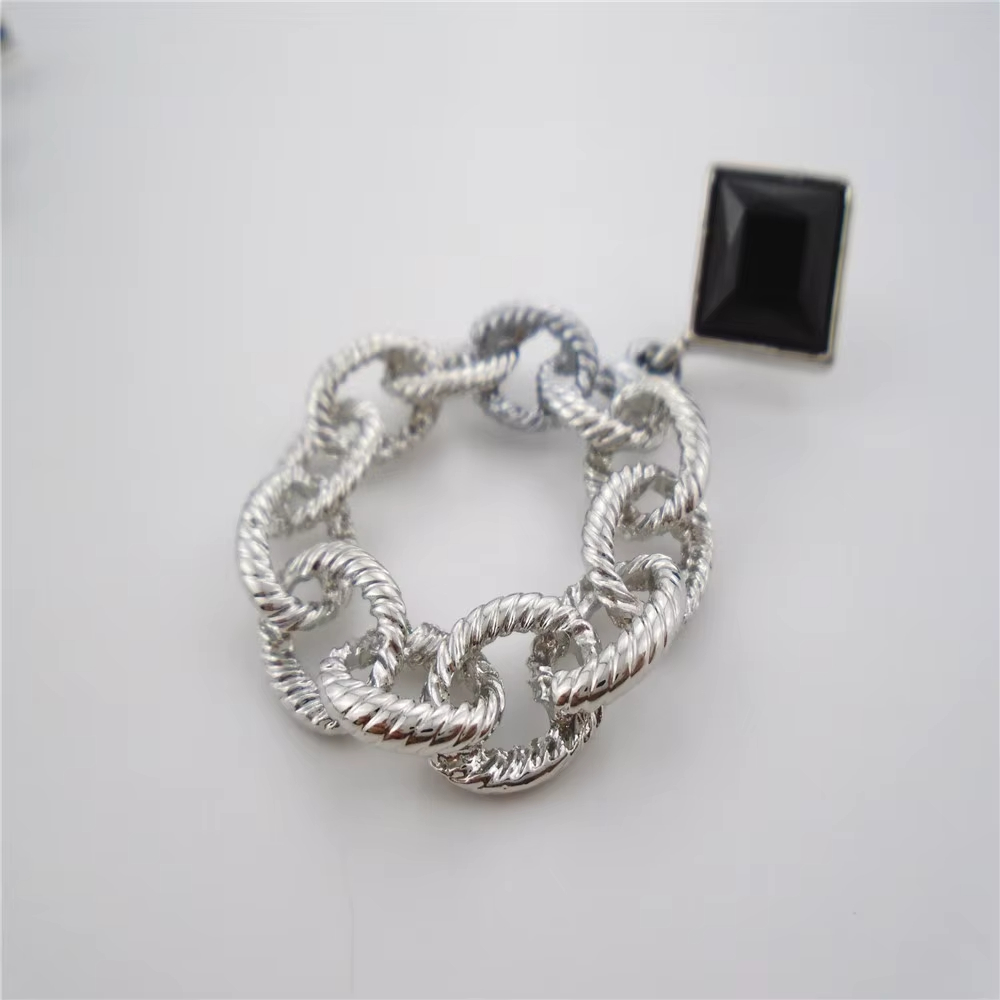 Geometric Gold Twisted Circle Earrings for Women – Statement Fashion Jewelry