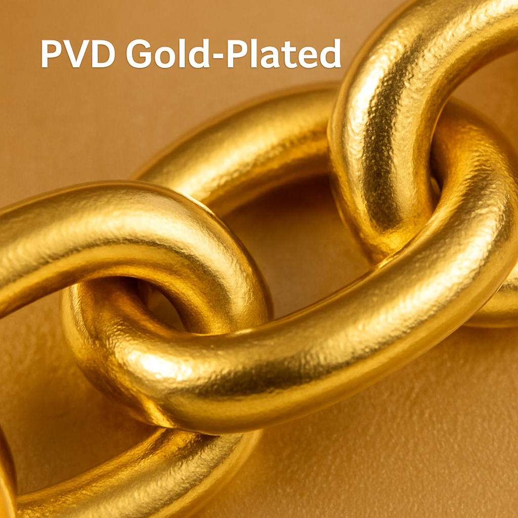 High quality 18k gold plated stainless steel bracelet wholesale with PVD plating