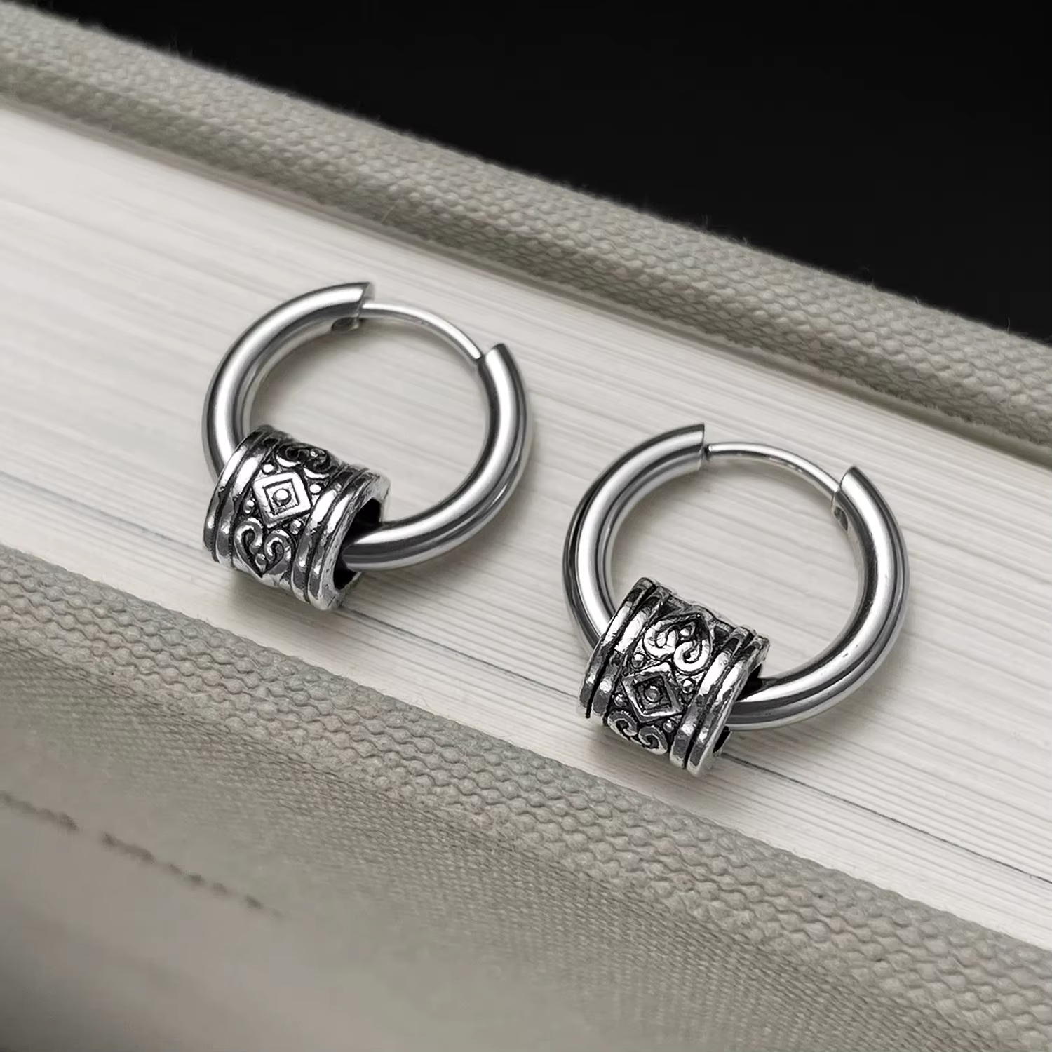 Hot Sale New Arrived Stainless Steel Fashion Jewelry Earrings for Men