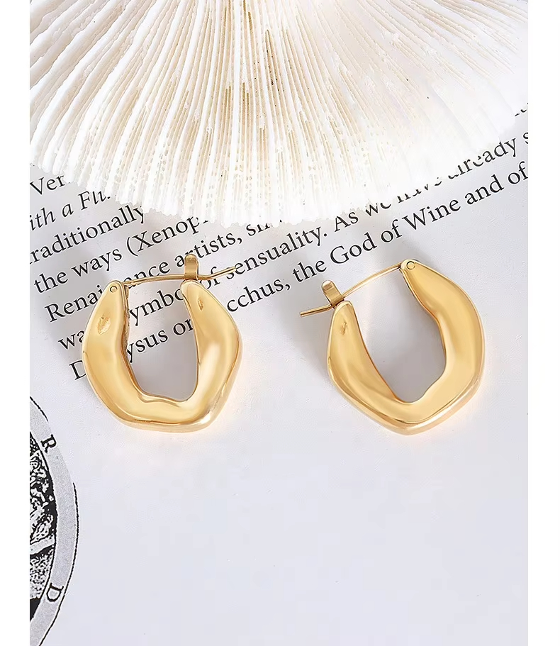 Jewelry Dropshipping 18K Gold Filled European Style Fashion Ladies Earings for Women