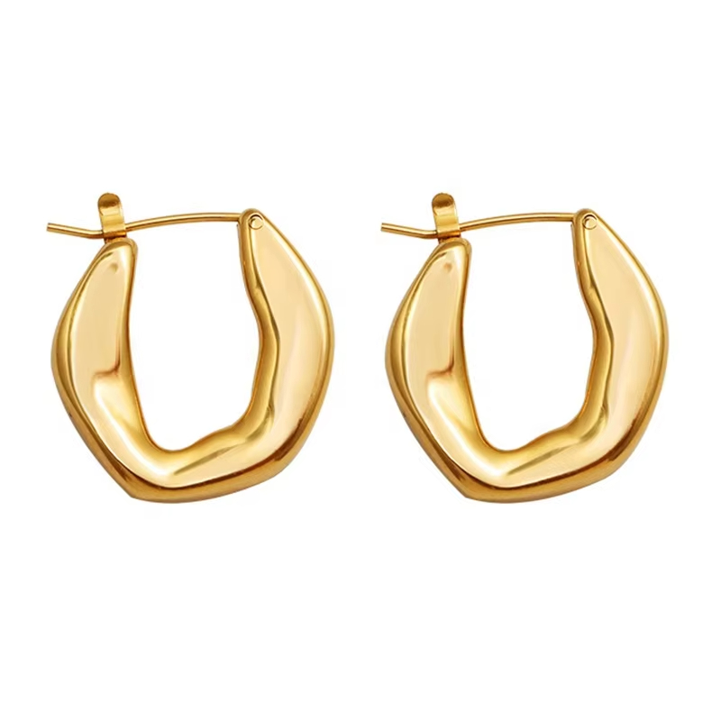 Jewelry Dropshipping 18K Gold Filled European Style Fashion Ladies Earings for Women