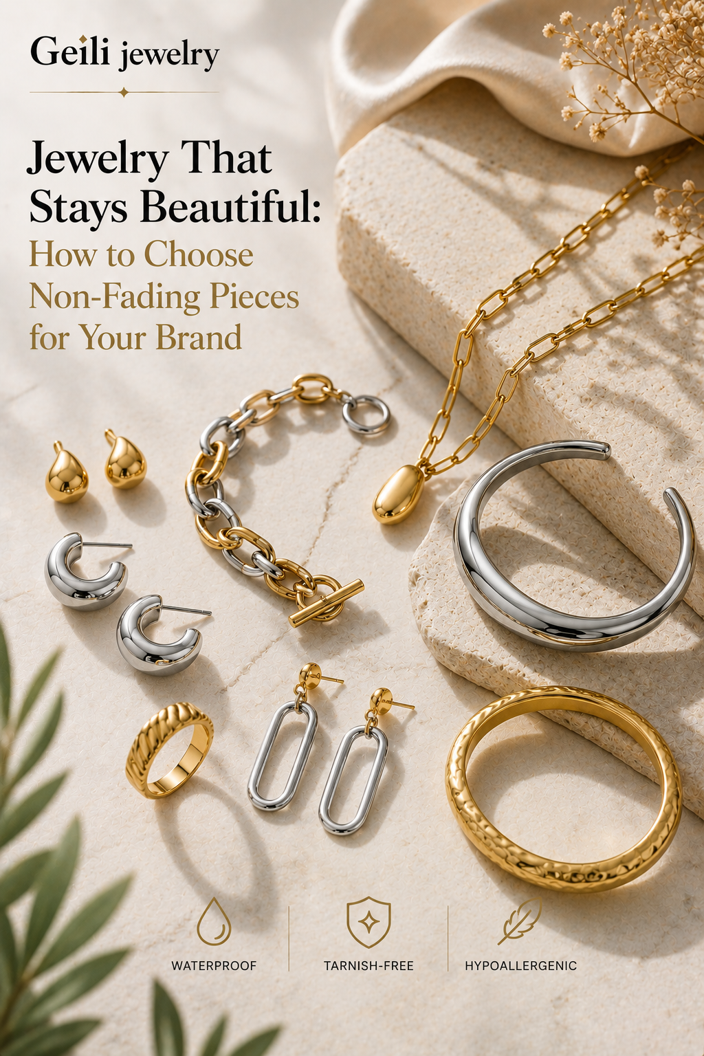 Jewelry That Stays Beautiful: How to Choose Non-Fading Pieces for Your Brand