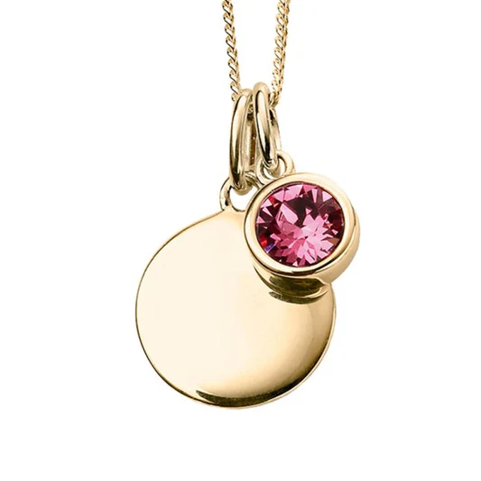 Meaningful October Birthstone Necklace – Opal Pendant in Gold
