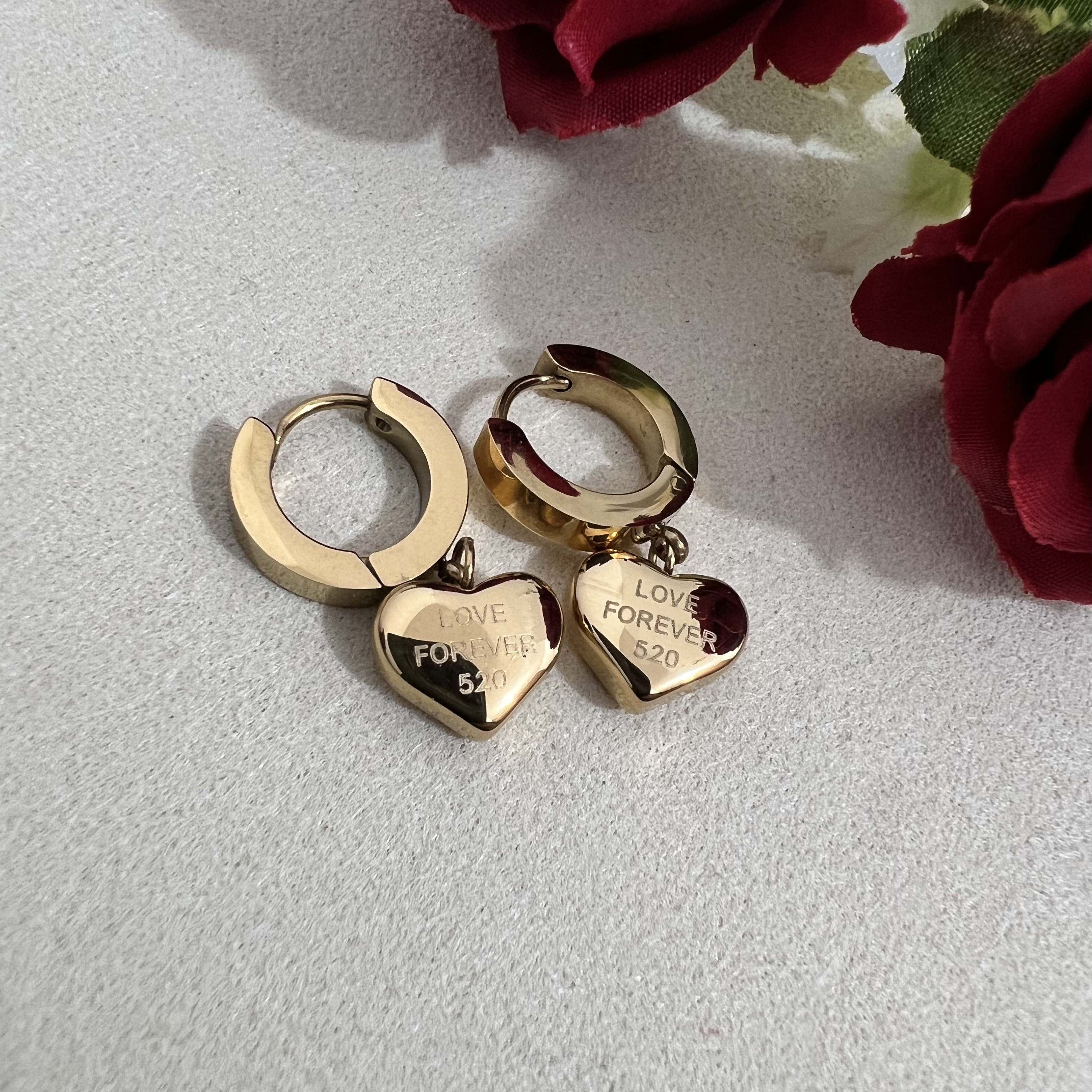Minimalist Gold Triangle Hoop Earrings for Women | Modern Geometric Jewelry, Lightweight Stainless Steel Statement Earrings for Work, Casual & Gifting