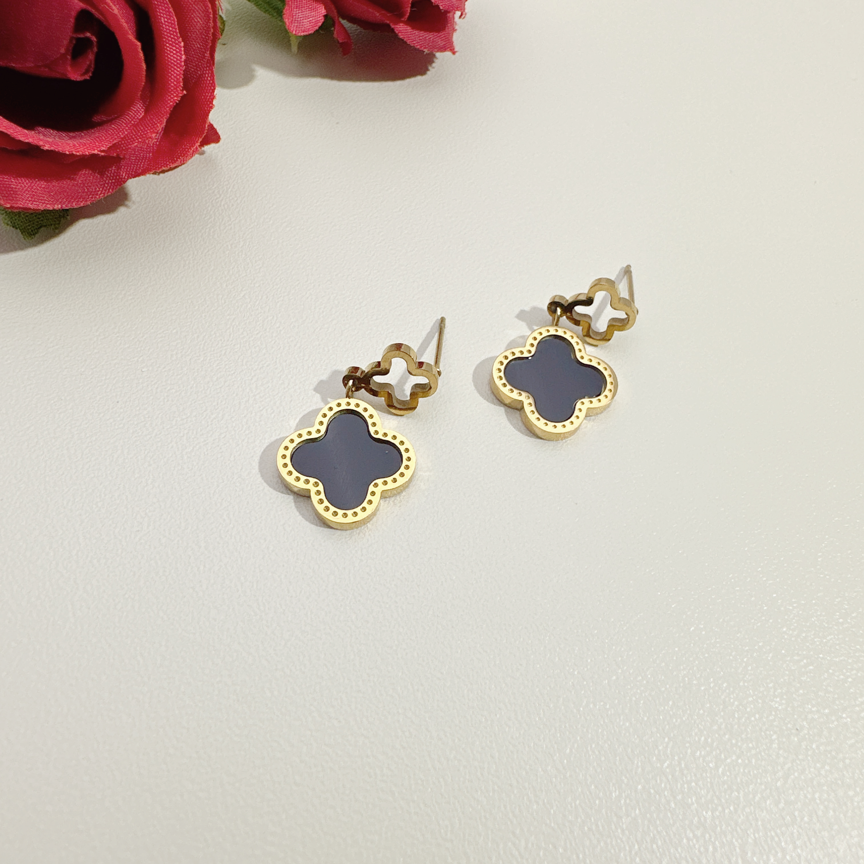 Minimalist Heart Stud Earrings for Women Girls | Gold Plated Stainless Steel Hypoallergenic Romantic Jewelry Gift for Daily Wear, Valentine's Day, Anniversaries, and Birthdays