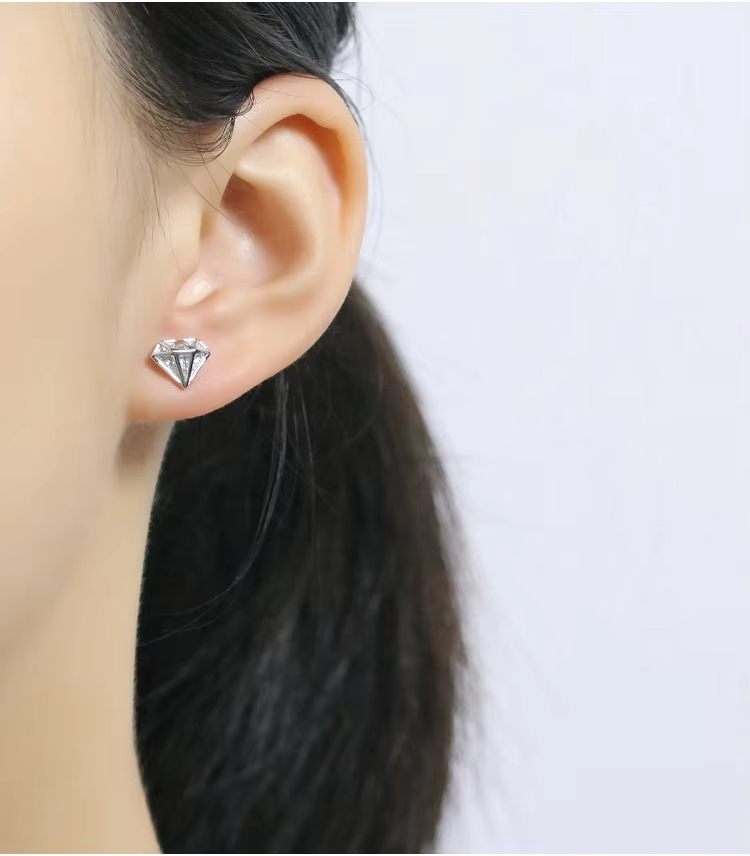 New Arrival Earrings Micro Set Zirconia 925 Sterling Silver with 18K Gold Plated for Women Fine Stud Earrings