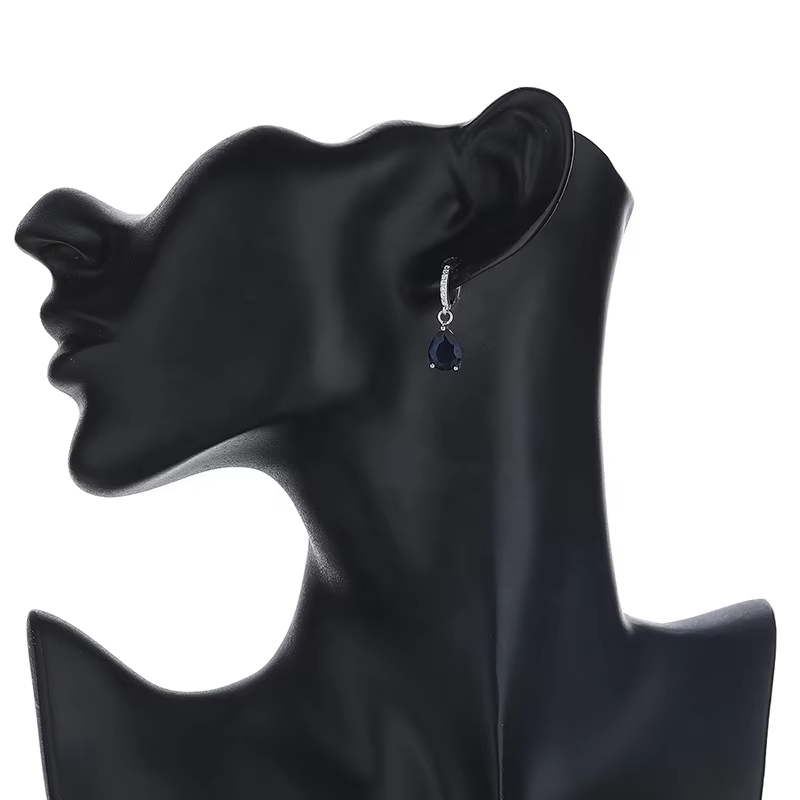 New Arrival Factory Direct Cheap Price Vintage Sterling Silver 925 Jewelry Water Drop Earrings