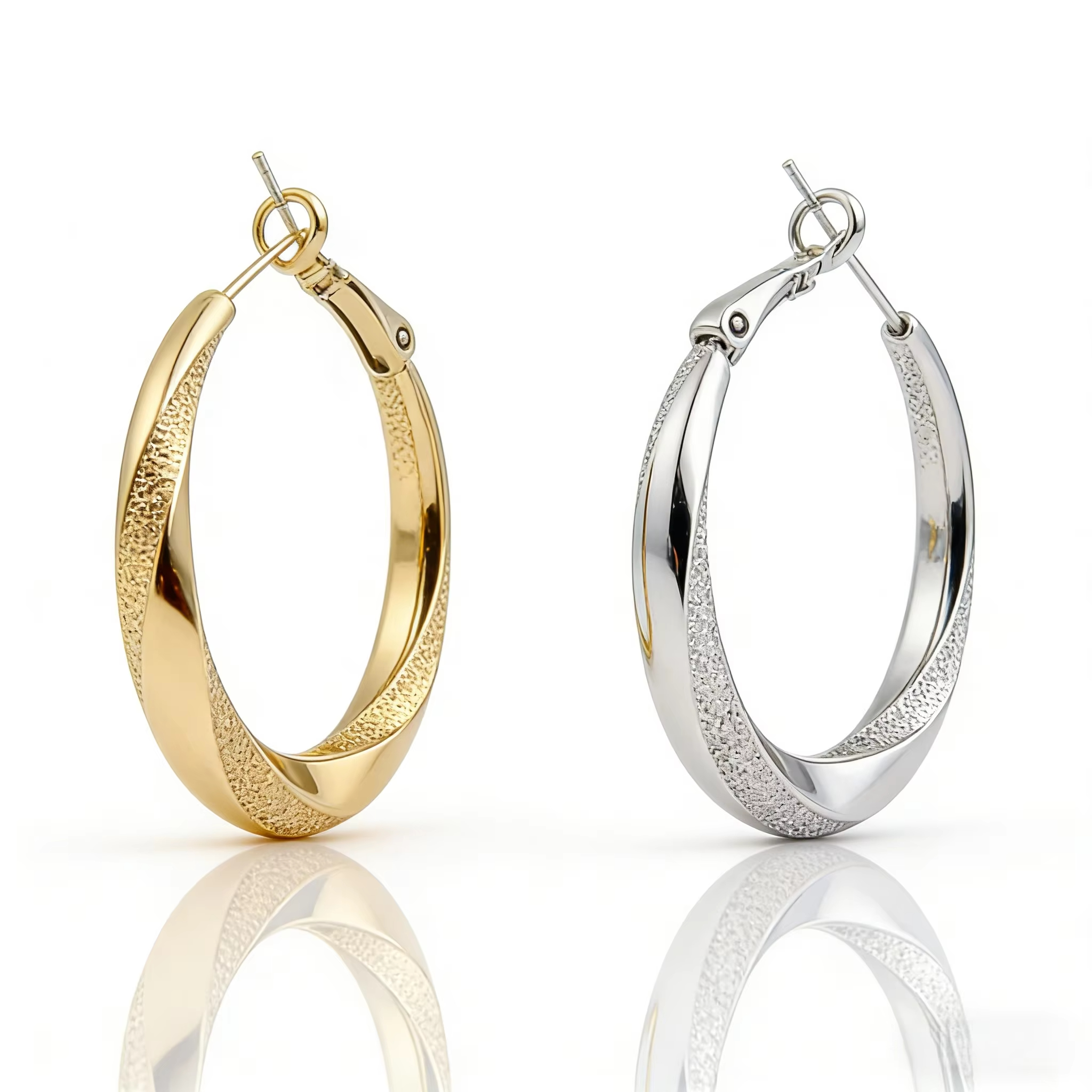 New Design Simple Retro Style Fashion Stud Earrings with High-end Feel Gold-plated Fashion Hook Earrings