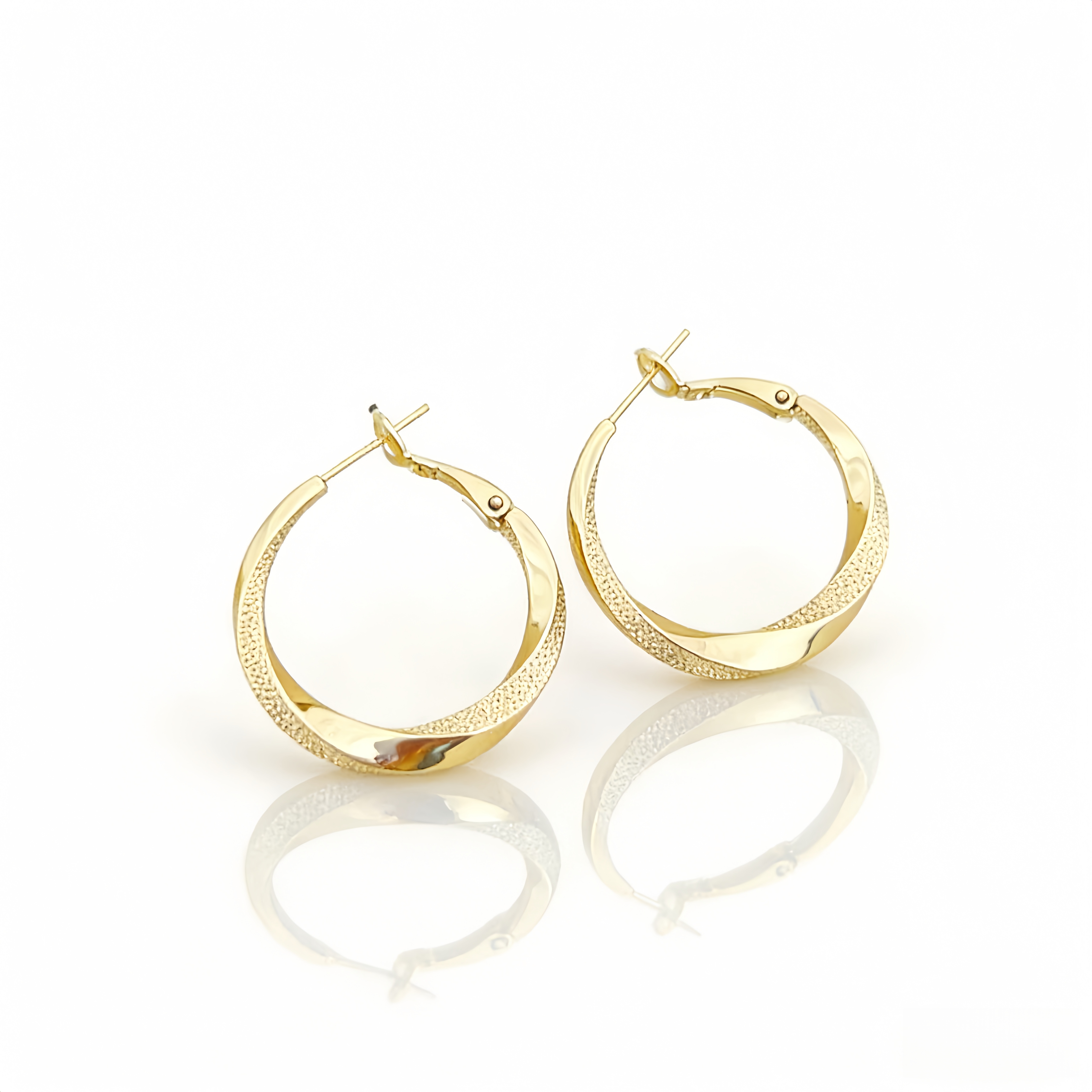 New Design Simple Retro Style Fashion Stud Earrings with High-end Feel Gold-plated Fashion Hook Earrings