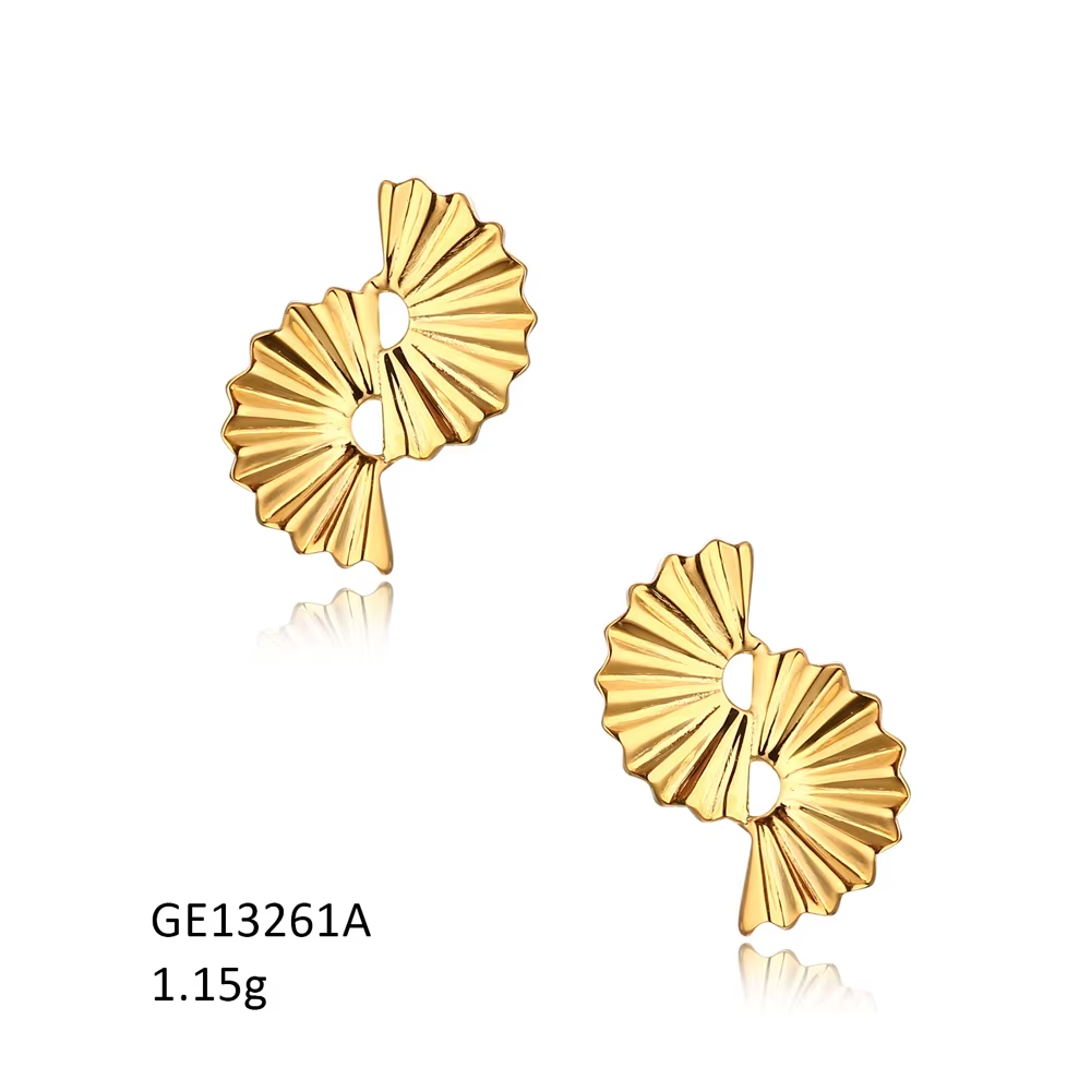 New Modern Style 925 Silver Gold Plated Earrings for Women