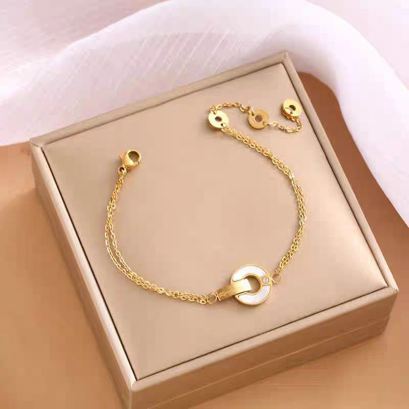 Elegant Gold Butterfly Bracelet – Adjustable Snake Chain Women’s Jewelry