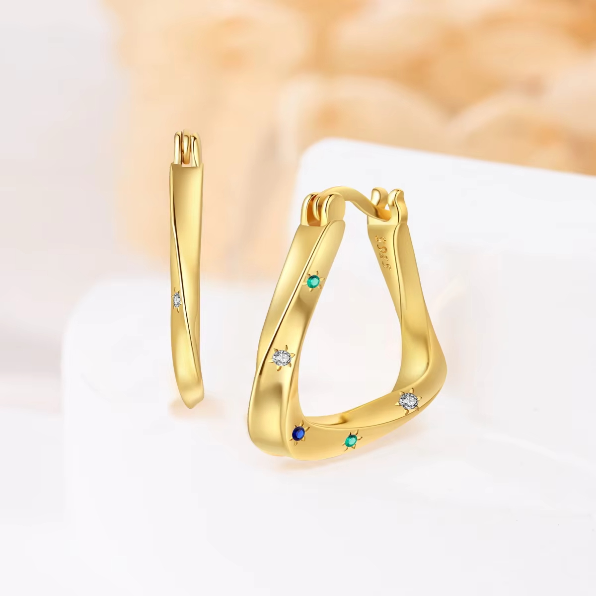 S925 Sterling Silver Classic Zircon Seawater Pearl Cartoon Charm Earrings Engagement Anniversary Wedding Party Gift