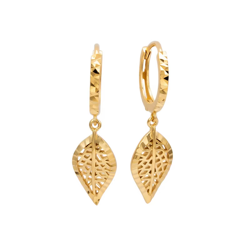 S925 Sterling Silver Sparkling Honeycomb Design Leaves Light Luxury Party Engagement Gift Women Elegant Pendant Earrings