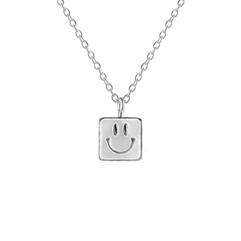 Elegant Titanium Steel Heart Necklace – Minimalist Love Pendant Chain for Women