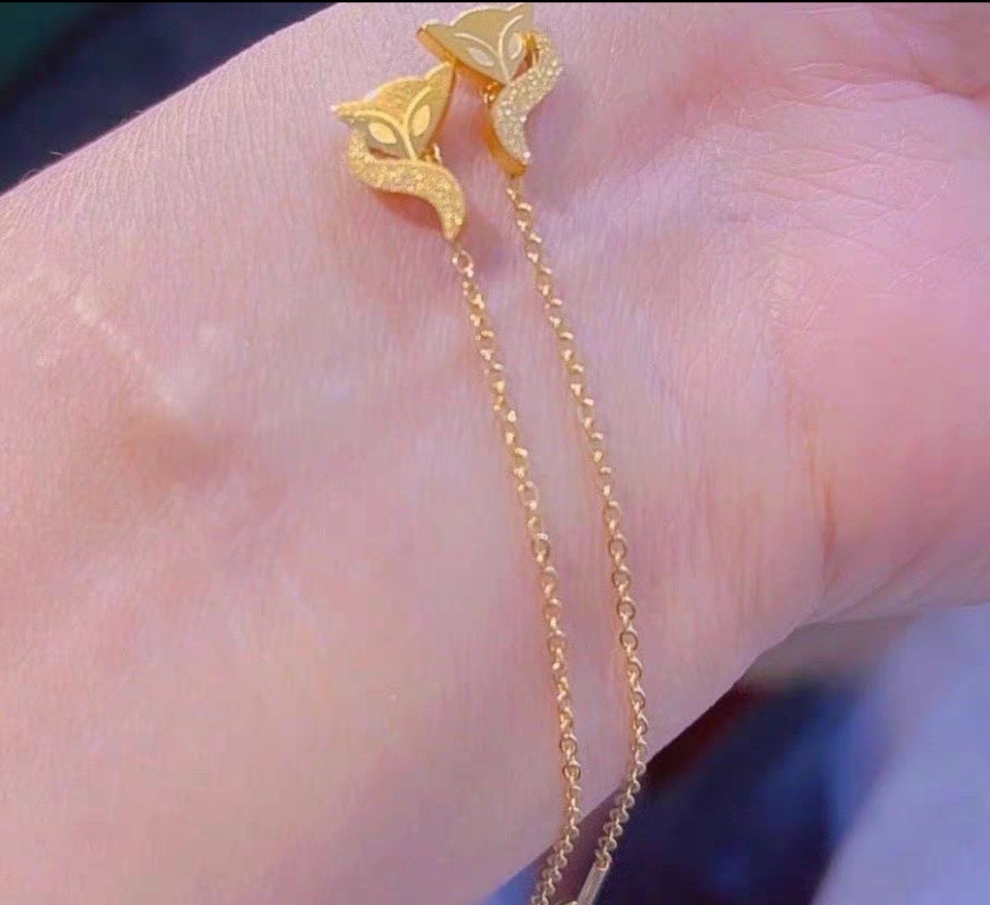 Trendy Dark Blue Earrings Featuring Layered Stone Design and Soft Matte Finish for Elegant Evening and Everyday Statement Looks