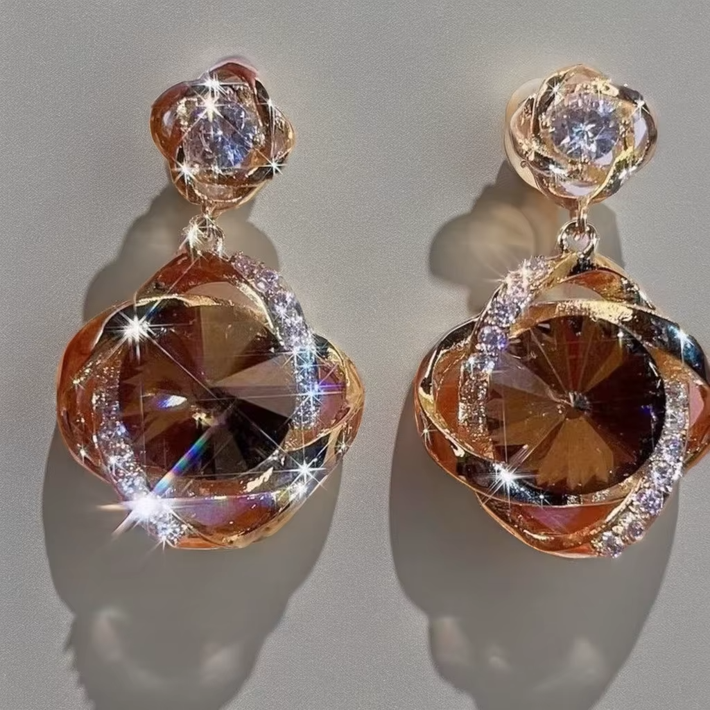 Trendy Delicate Simple and Fashionable Alloy Fashion Women's Earrings