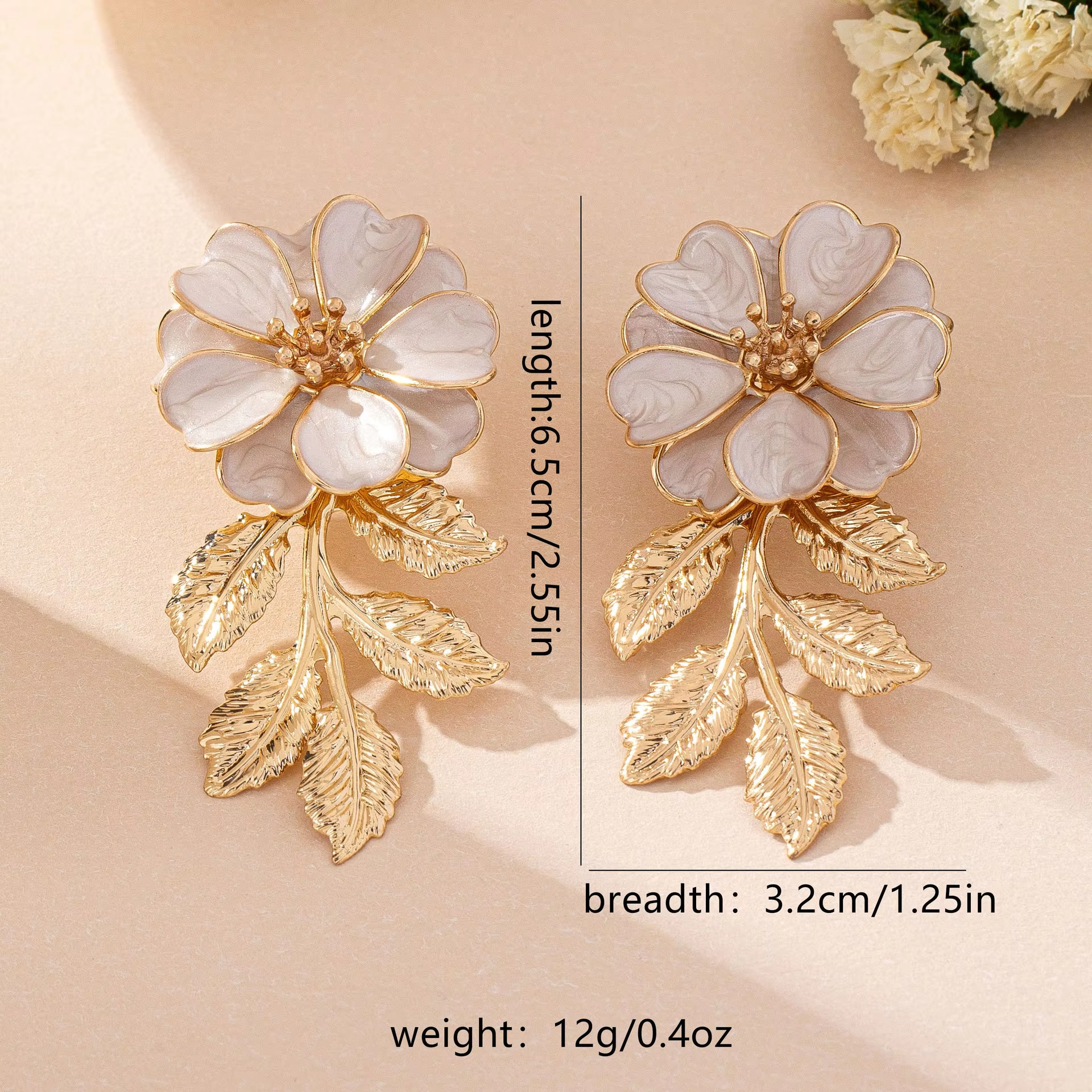 Wholesale Earrings Fashion Design Leaves Flowers Earrings French Earrings