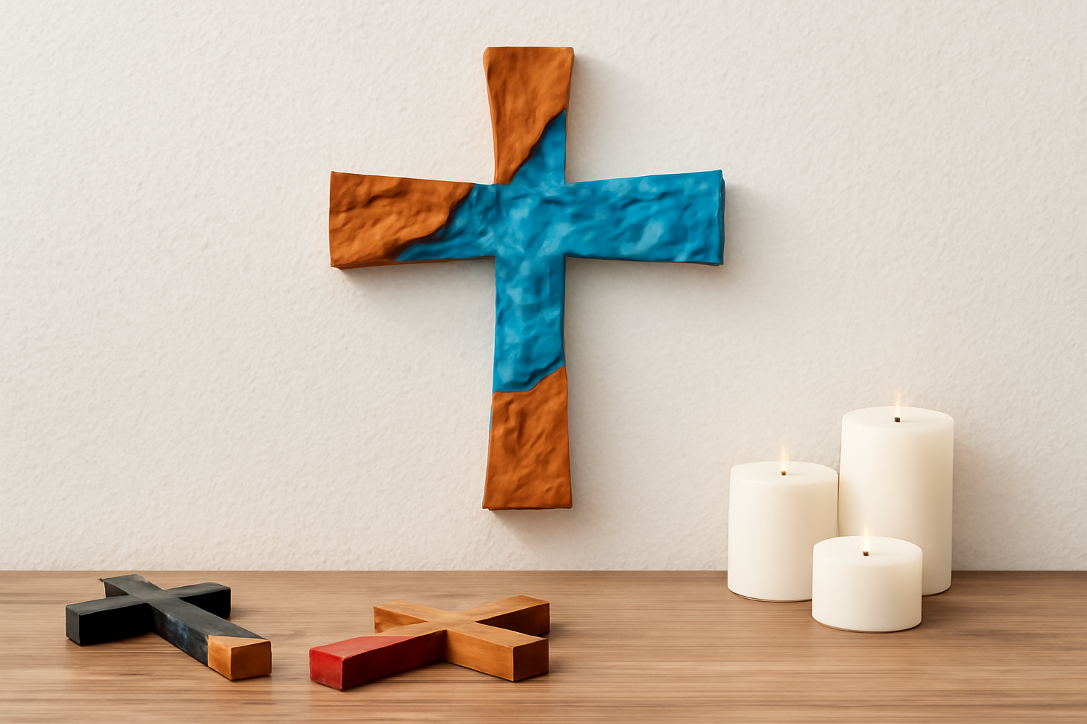 Modern Crucifix Wall Decor – Artistic Wall Crosses and Crucifixes