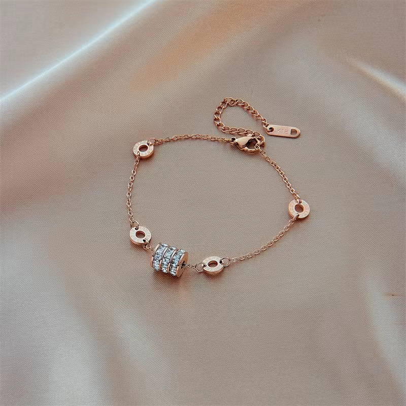 Elegant Gold & Silver Stainless Steel Bracelet for Women, Minimalist Jewelry